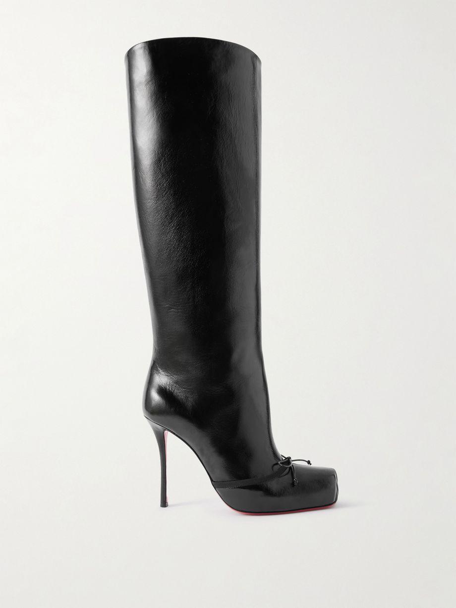 Cassia Nodo 100 leather knee boots by CHRISTIAN LOUBOUTIN