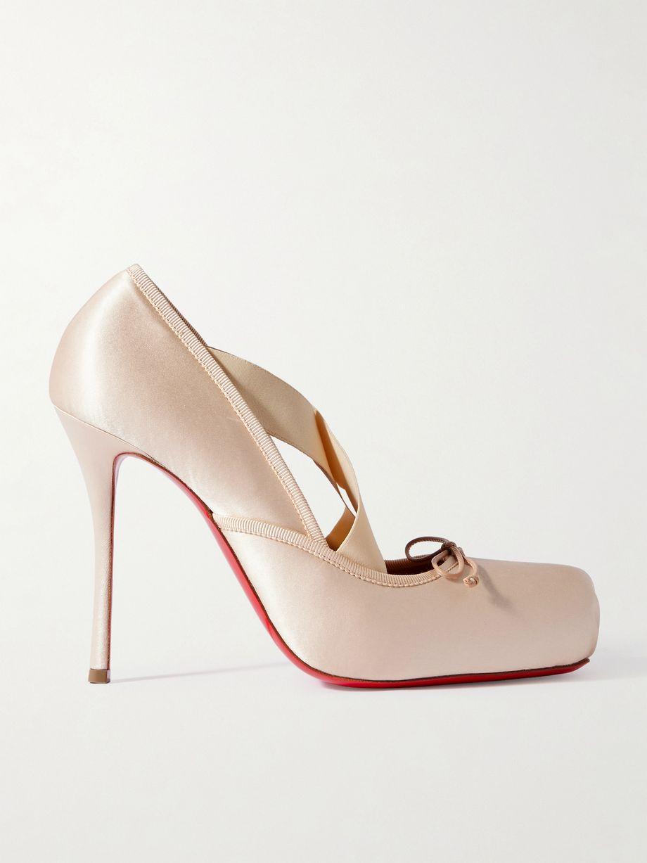 Cassiastic 100 satin ballet by CHRISTIAN LOUBOUTIN
