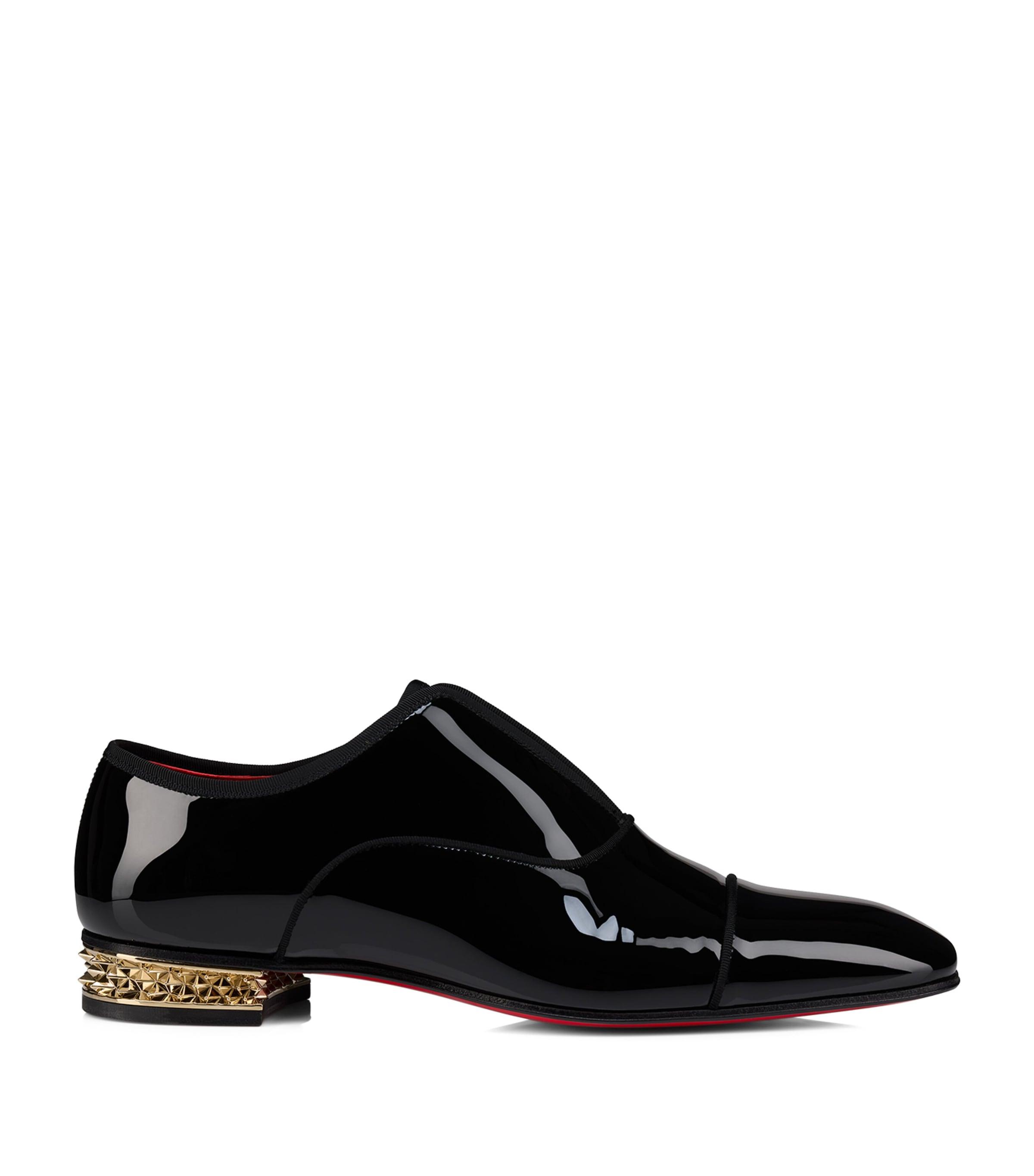 Christian Louboutin Alphamale Rocks Patent Leather Oxford Shoes by CHRISTIAN LOUBOUTIN