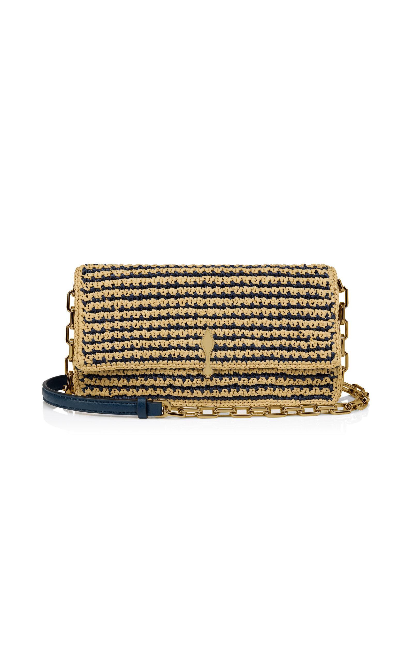 Christian Louboutin Bettina Raffia Crossbody Bag - Moda Operandi by CHRISTIAN LOUBOUTIN