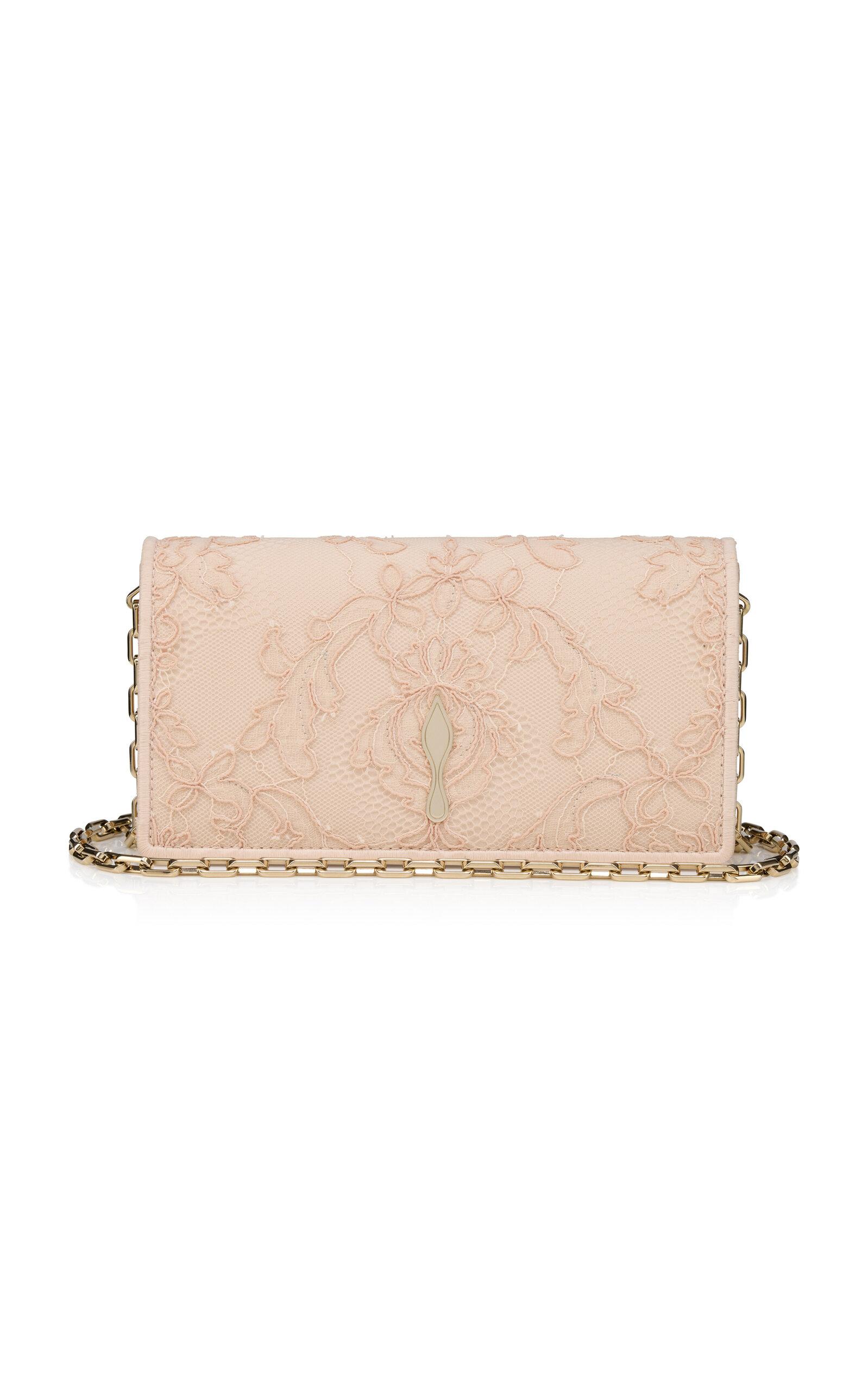 Christian Louboutin Bettina Satin Lace Clutch - Moda Operandi by CHRISTIAN LOUBOUTIN