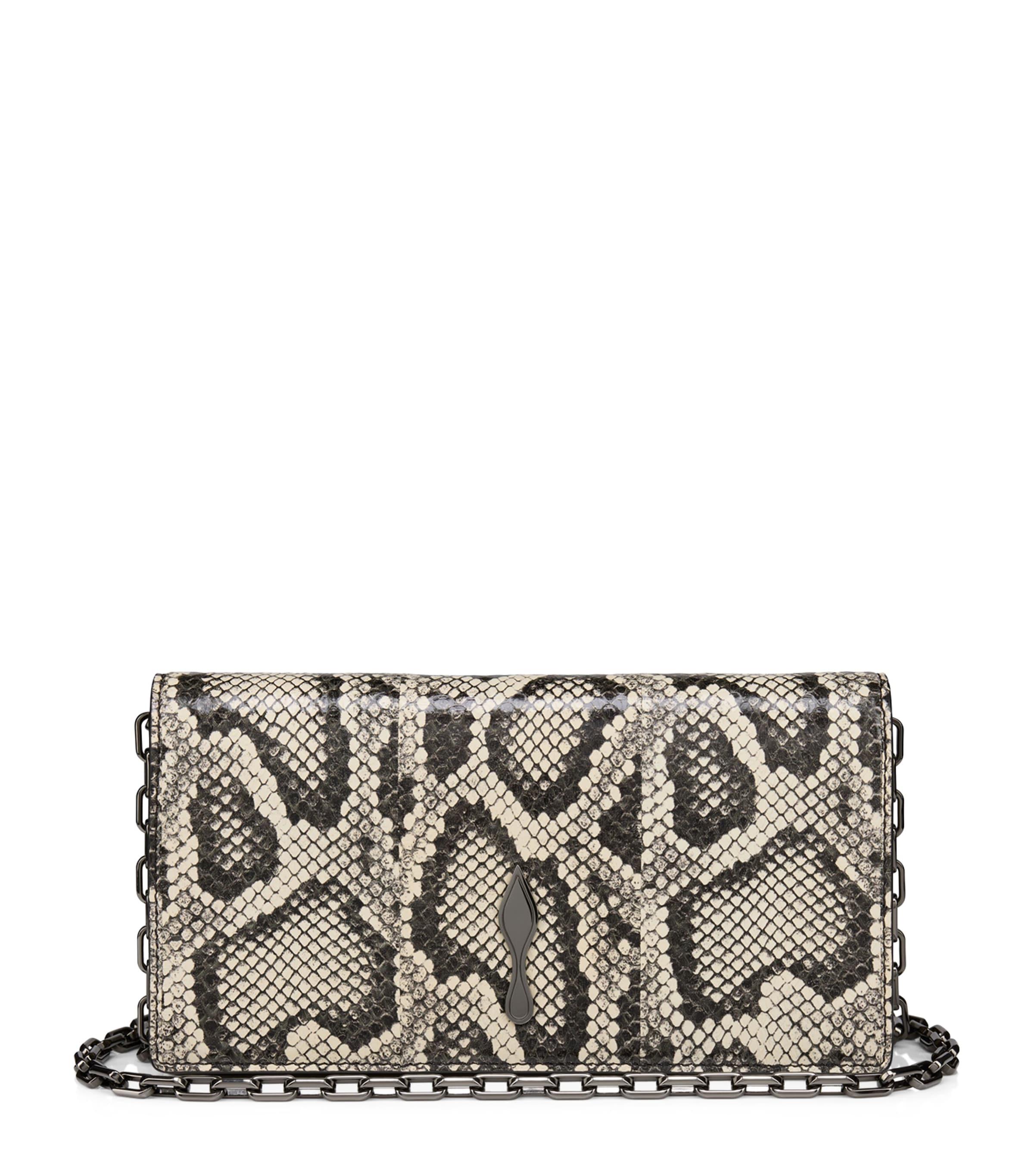 Christian Louboutin Bettina Snakeskin Clutch Bag by CHRISTIAN LOUBOUTIN