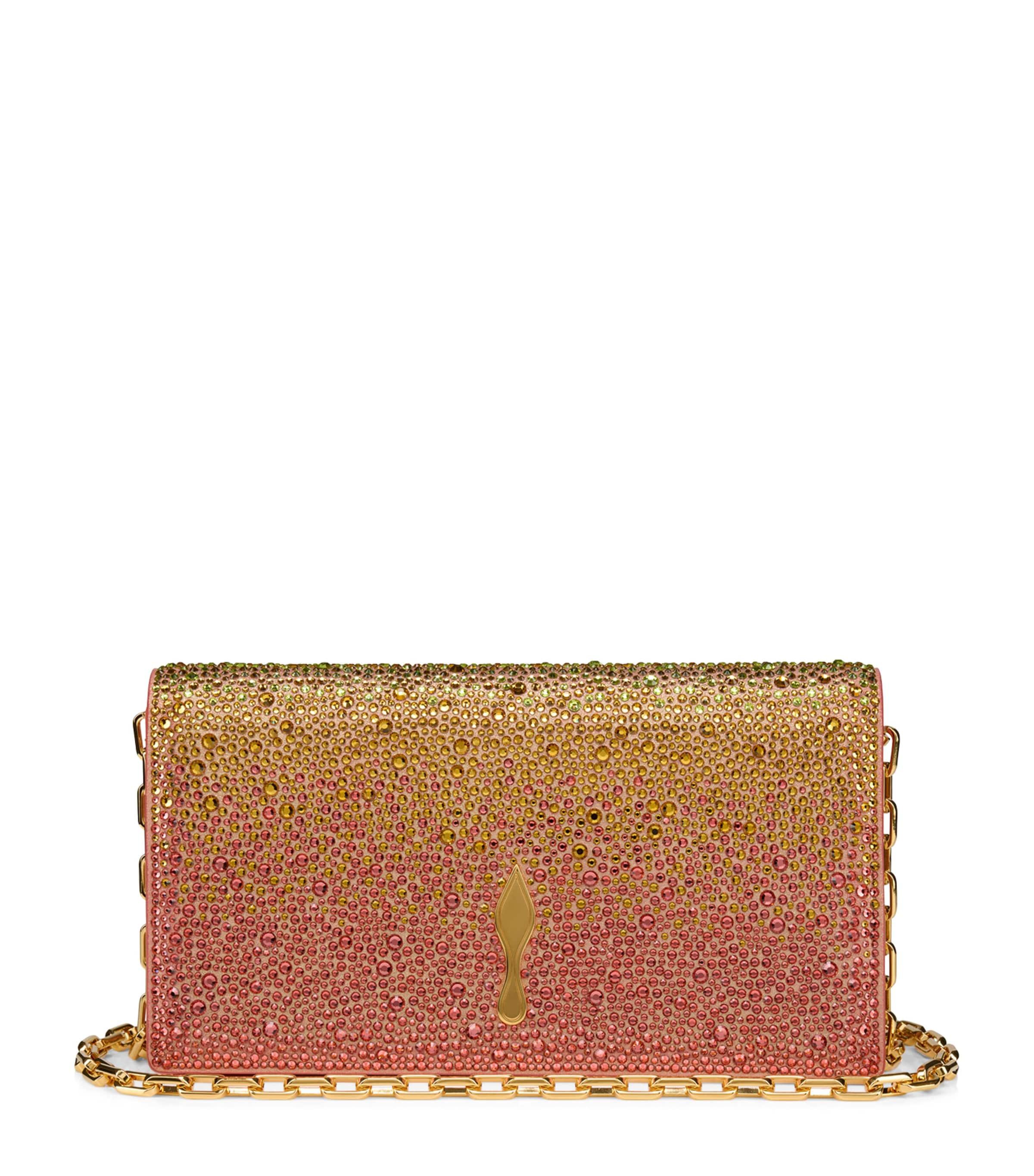 Christian Louboutin Bettina Strass Leather Clutch Bag by CHRISTIAN LOUBOUTIN