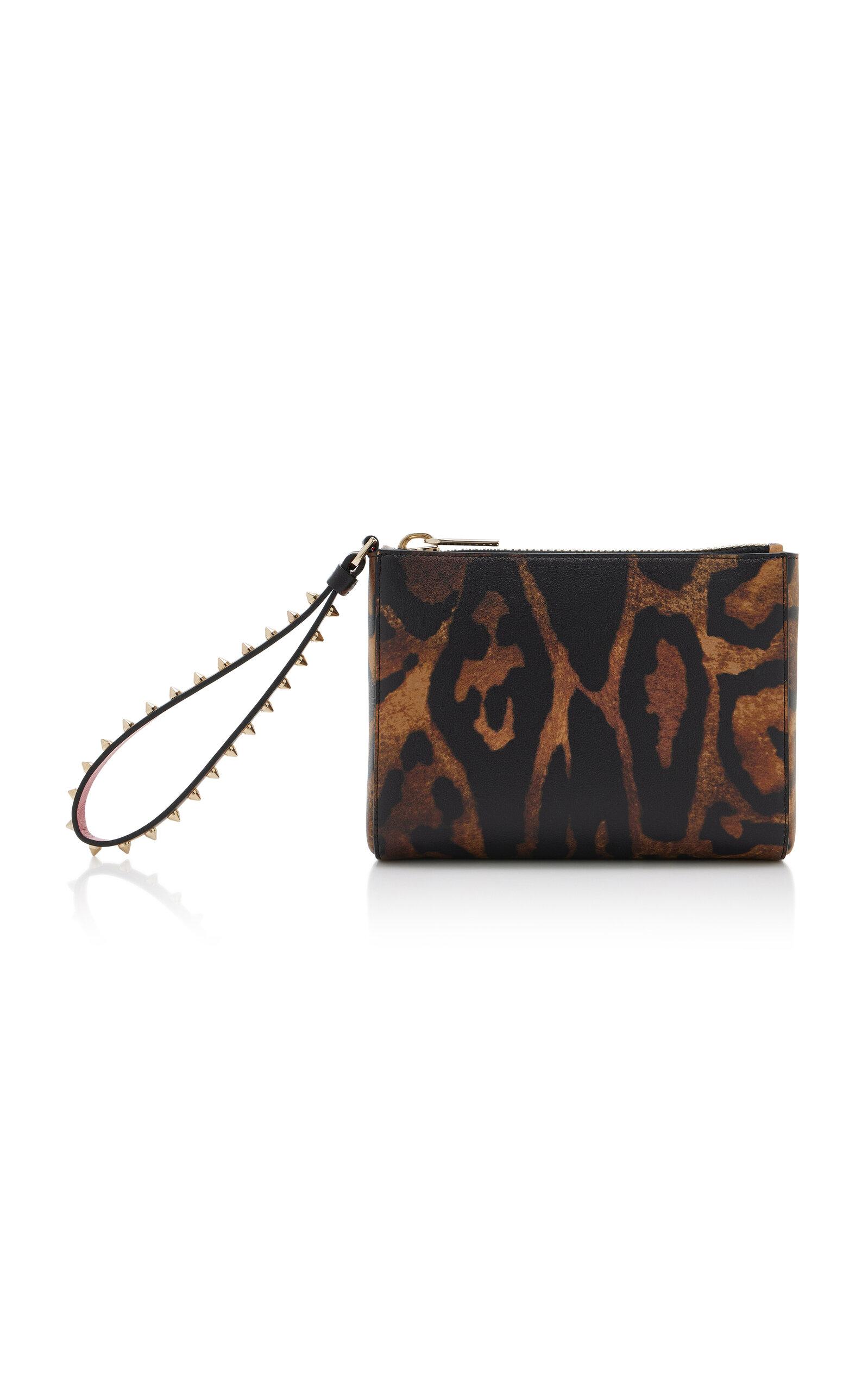 Christian Louboutin Cabata Mini Leopard Leather Pouch - Moda Operandi by CHRISTIAN LOUBOUTIN