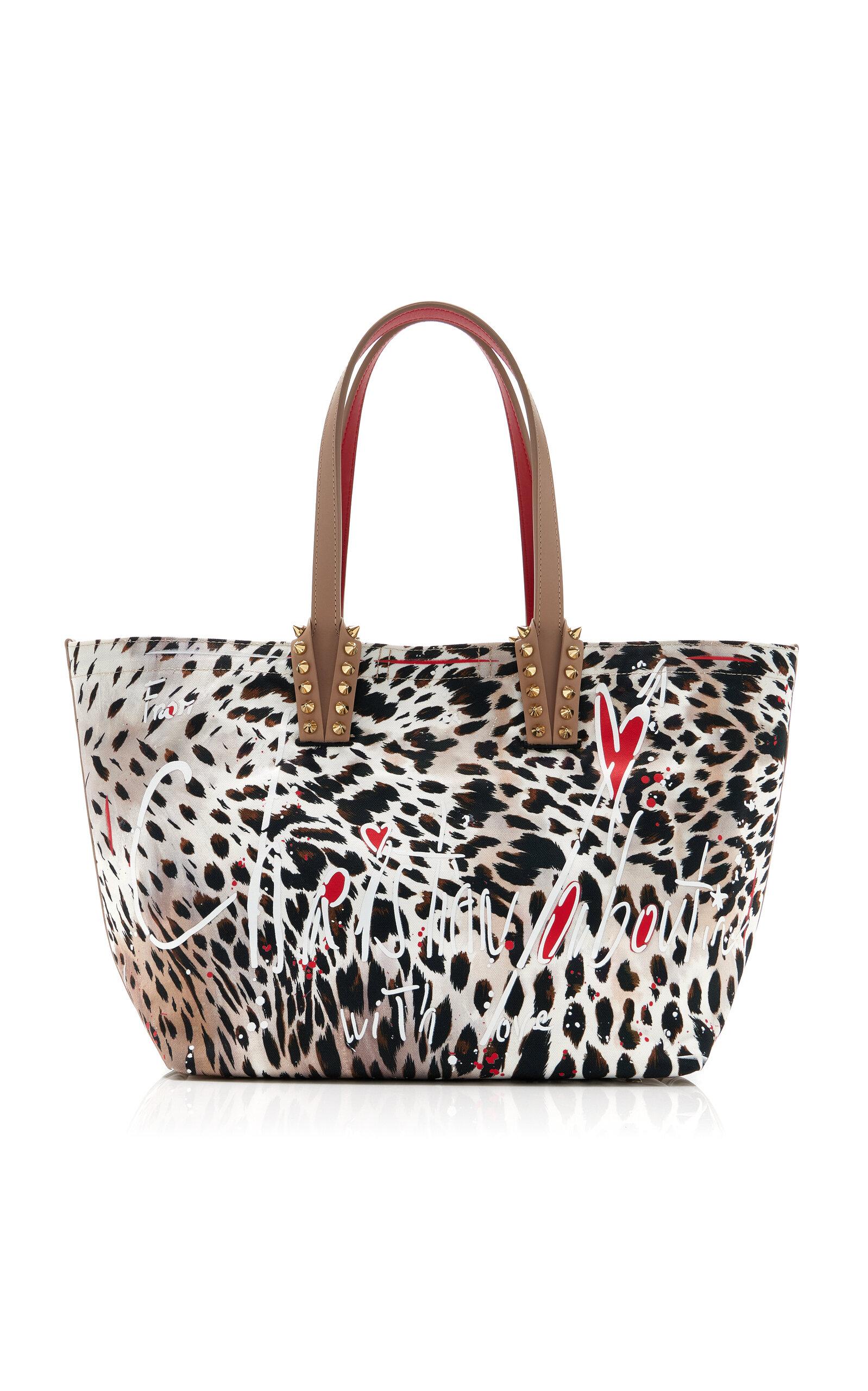 Christian Louboutin Cabata Printed Canvas Tote Bag - Moda Operandi by CHRISTIAN LOUBOUTIN