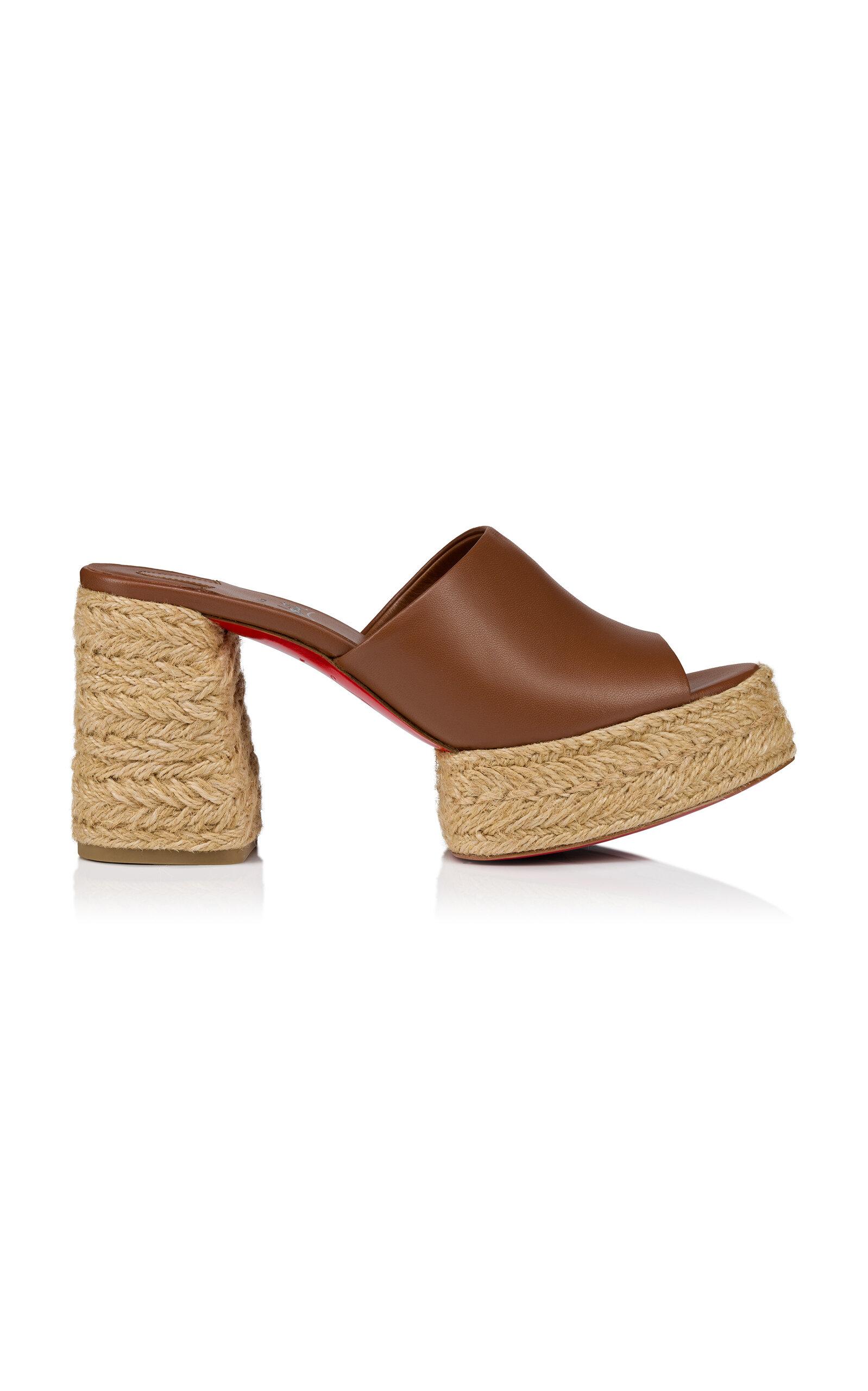 Christian Louboutin Calakala 85mm Leather Platform Mules - Moda Operandi by CHRISTIAN LOUBOUTIN