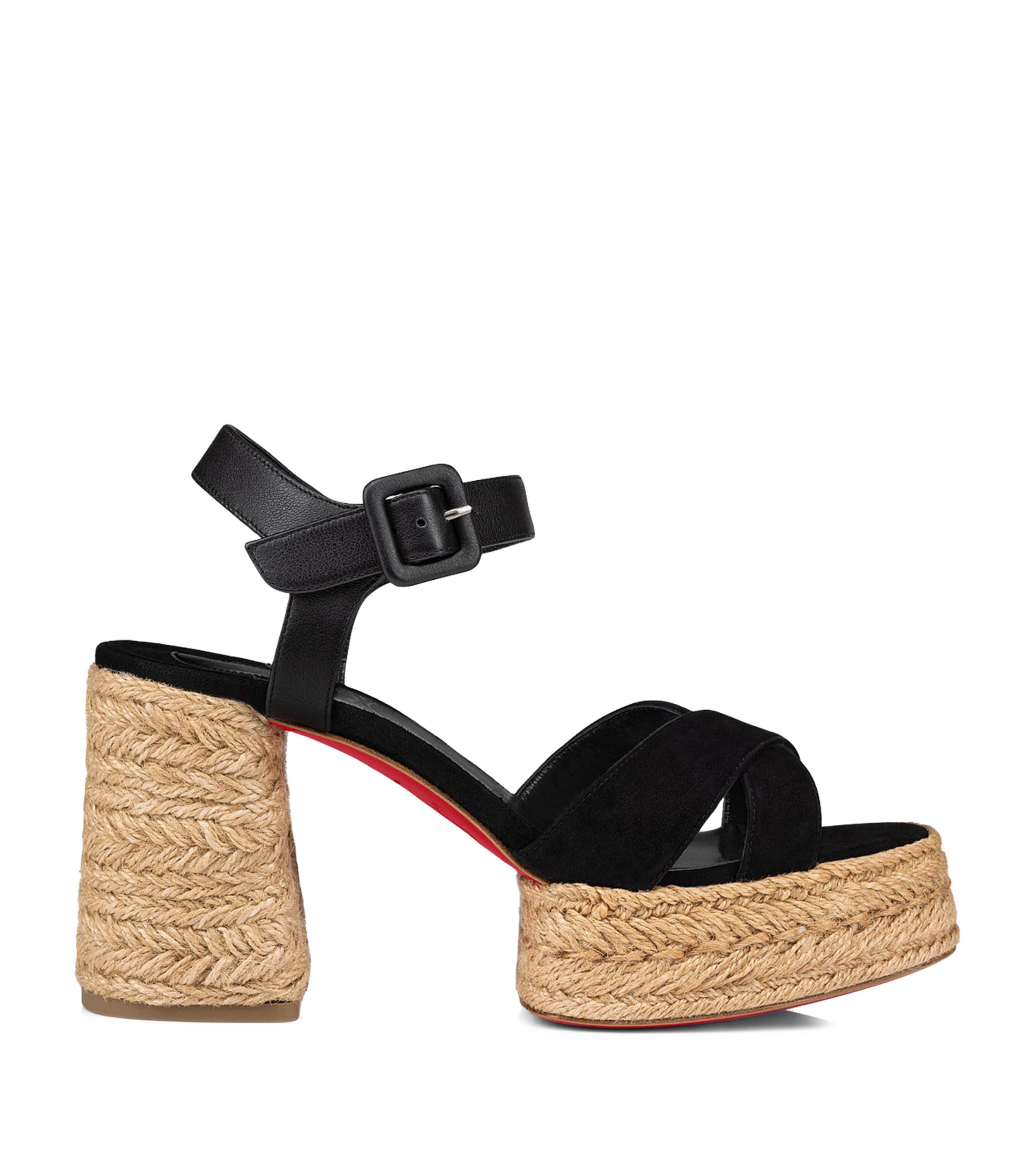 Christian Louboutin Calakala Suede Espadrille Sandals 70 by CHRISTIAN LOUBOUTIN