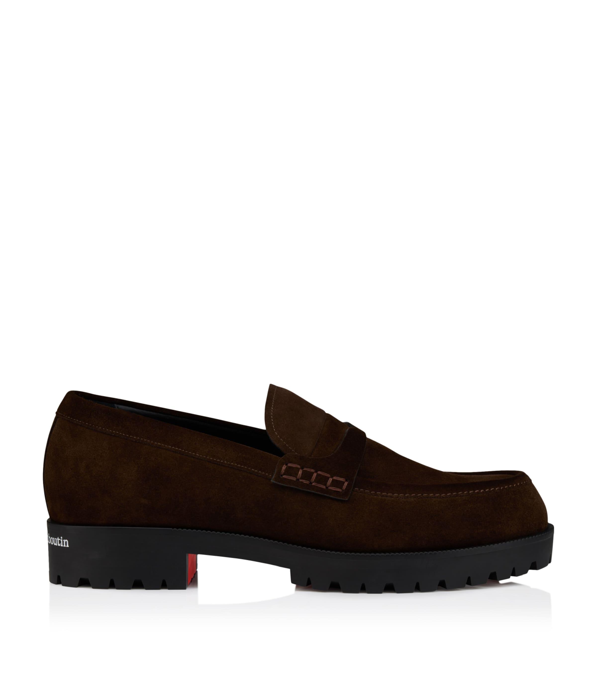 Christian Louboutin Cavavin Suede Derby Shoes by CHRISTIAN LOUBOUTIN