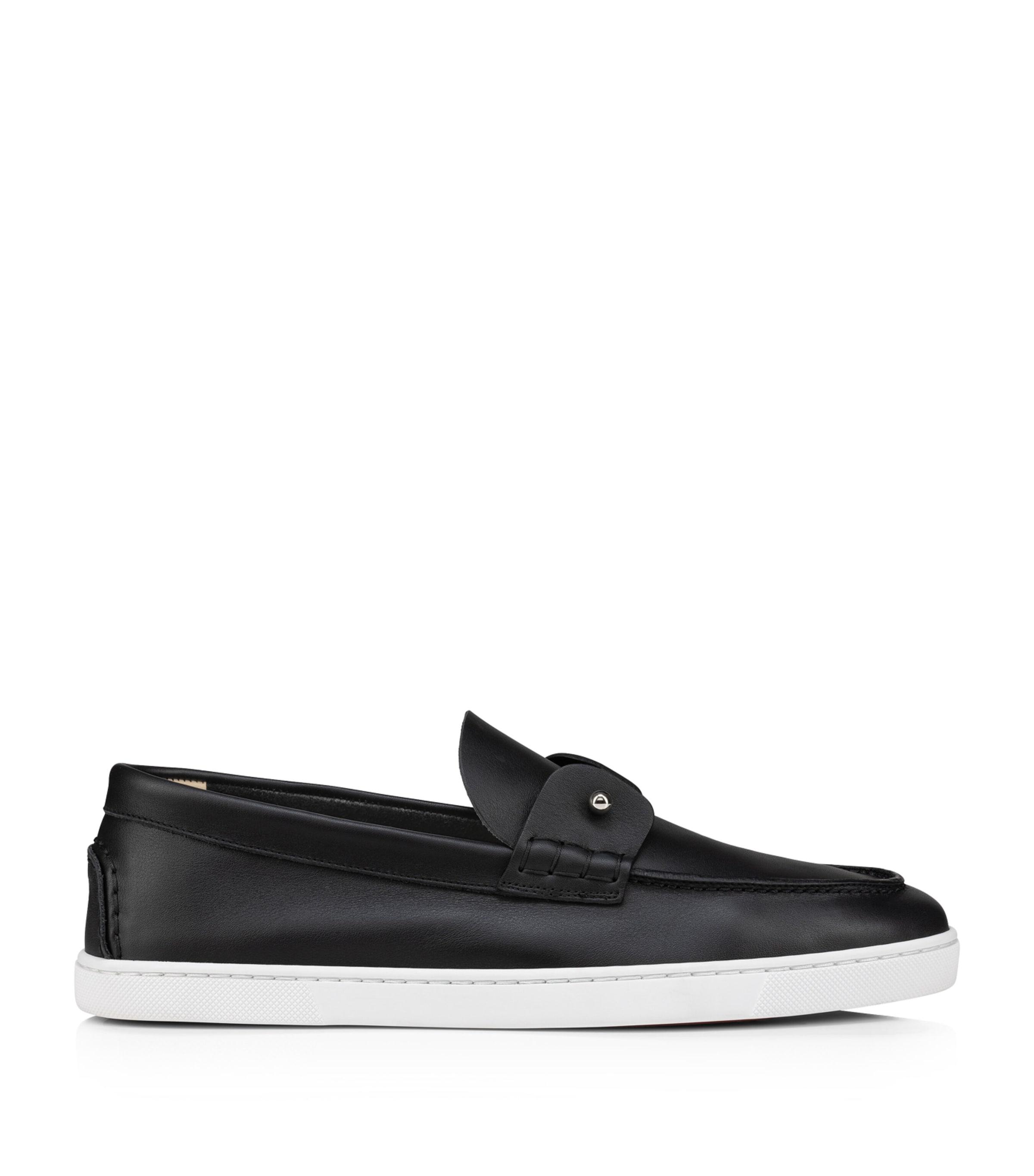 Christian Louboutin Chambeliboat Leather Boat Shoes by CHRISTIAN LOUBOUTIN