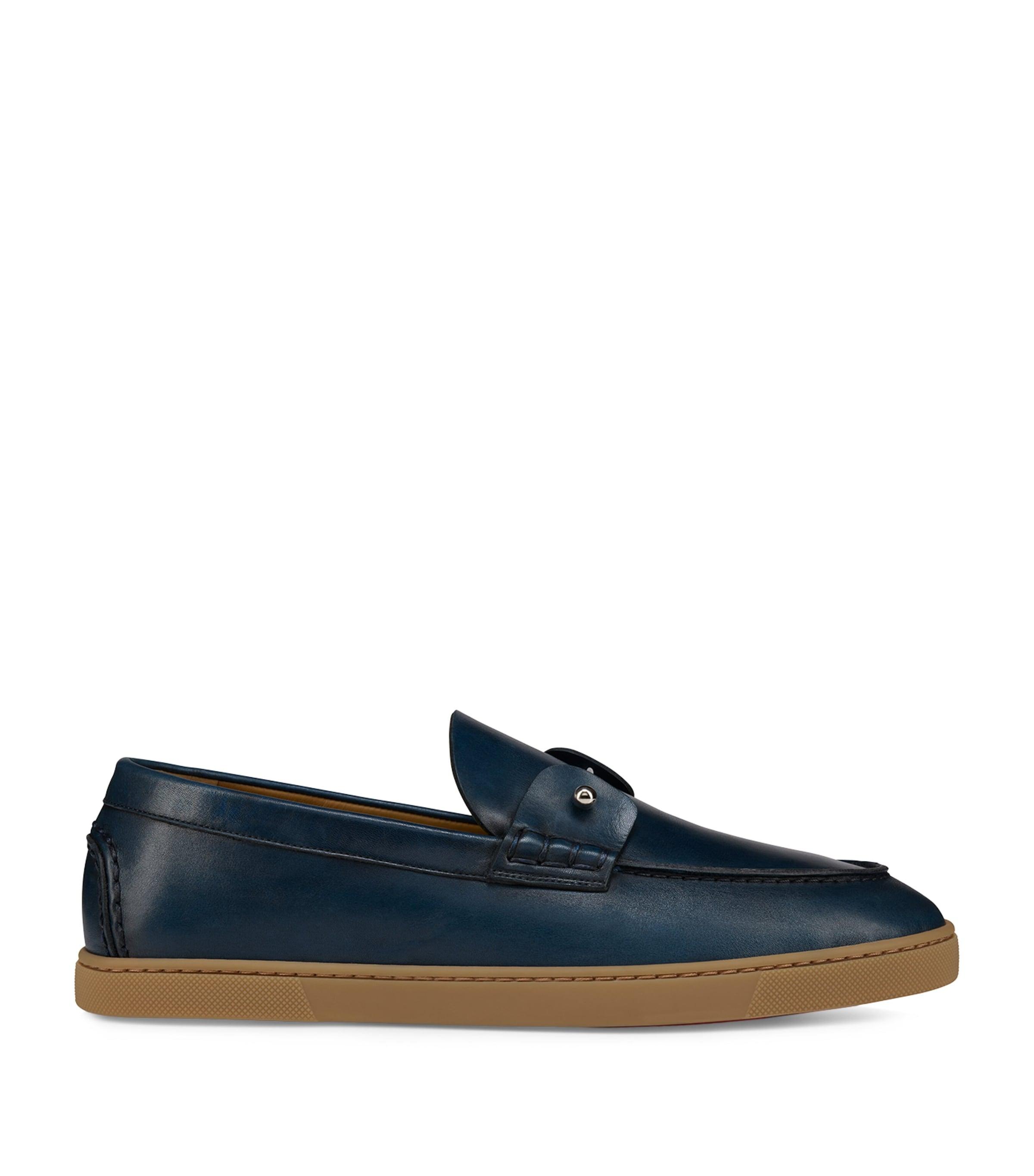 Christian Louboutin Chambeliboat Leather Boat Shoes by CHRISTIAN LOUBOUTIN