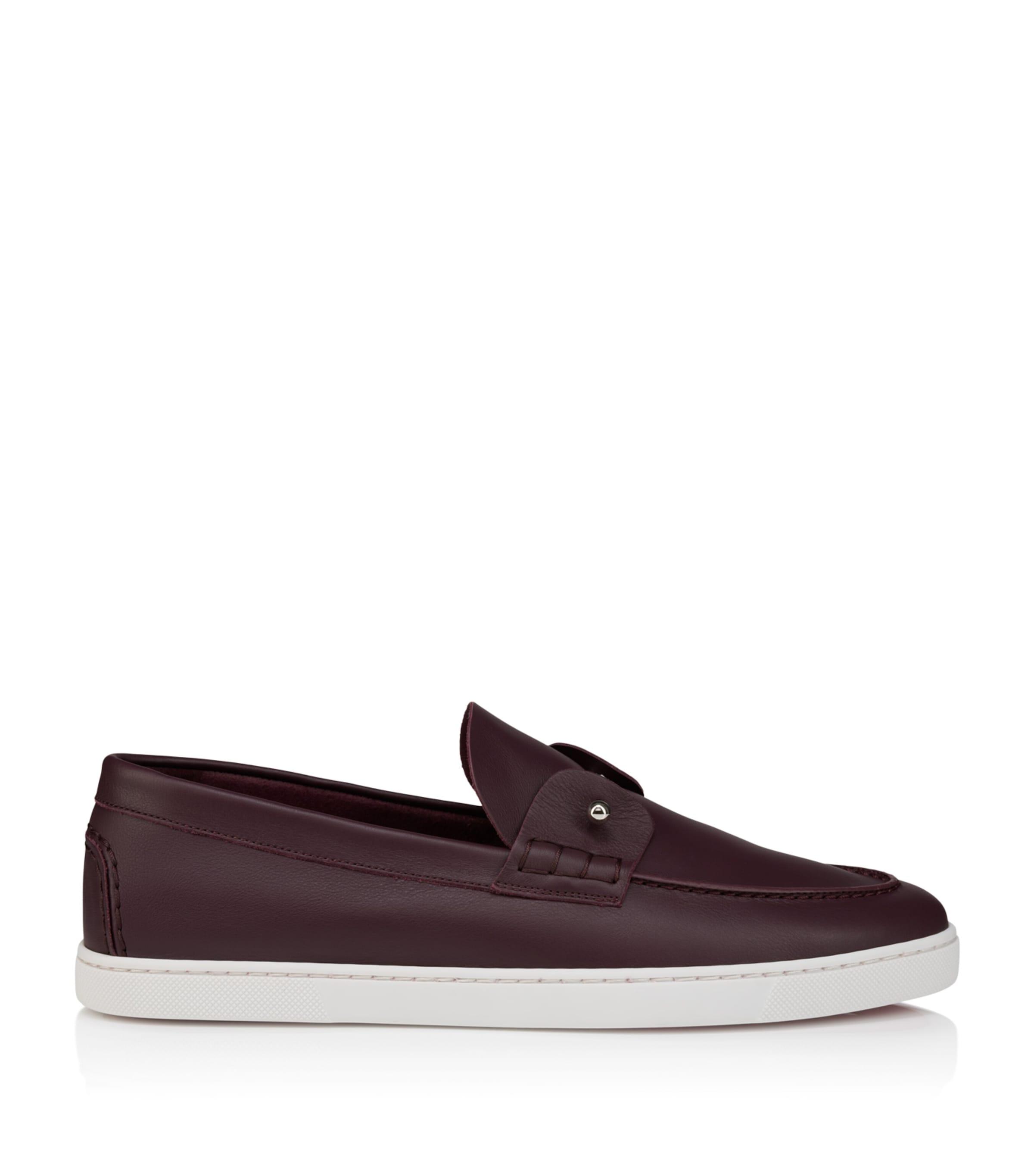 Christian Louboutin Chambeliboat Leather Loafers by CHRISTIAN LOUBOUTIN
