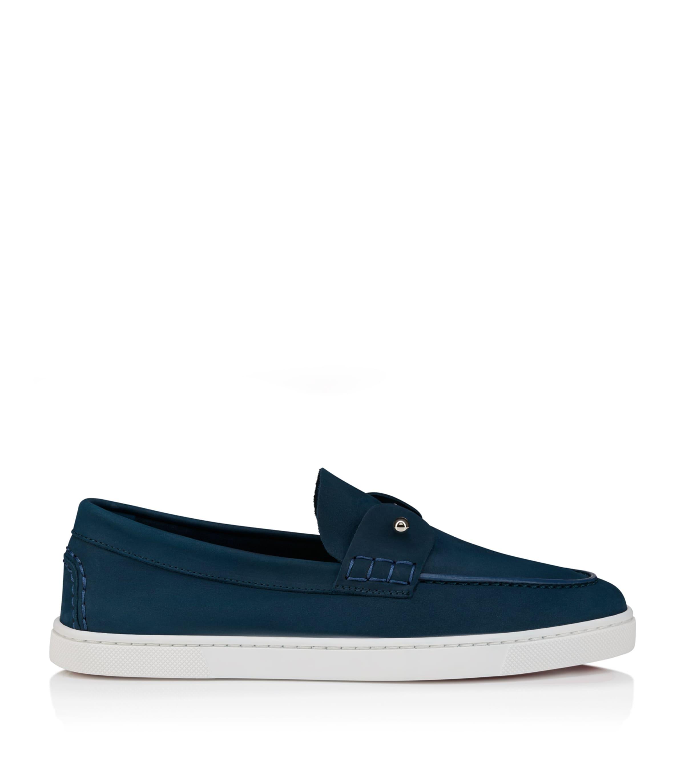 Christian Louboutin Chambeliboat Nubuck Leather Boat Shoes by CHRISTIAN LOUBOUTIN