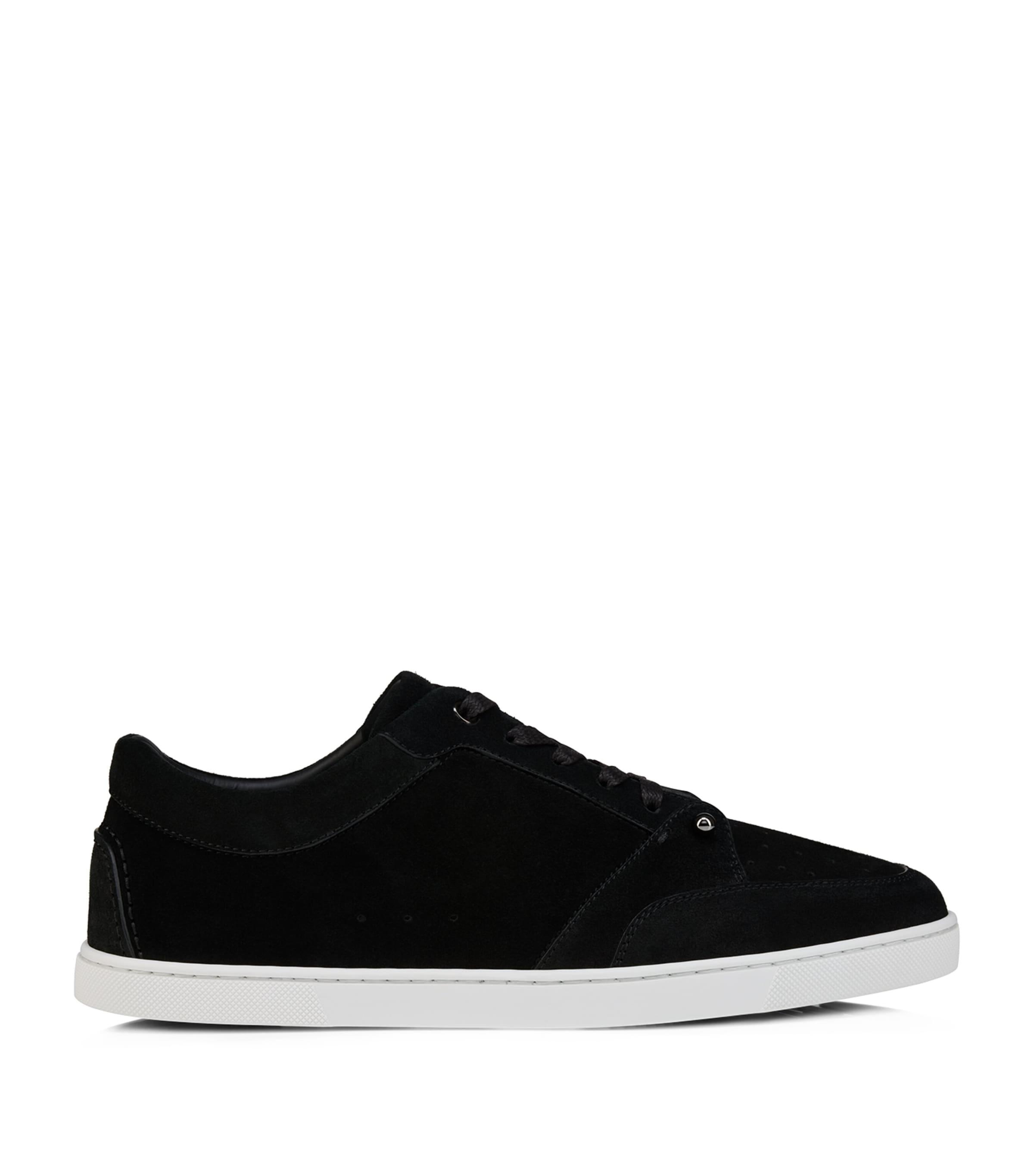 Christian Louboutin Chambelisneak Crosta Calf Leather Sneakers by CHRISTIAN LOUBOUTIN