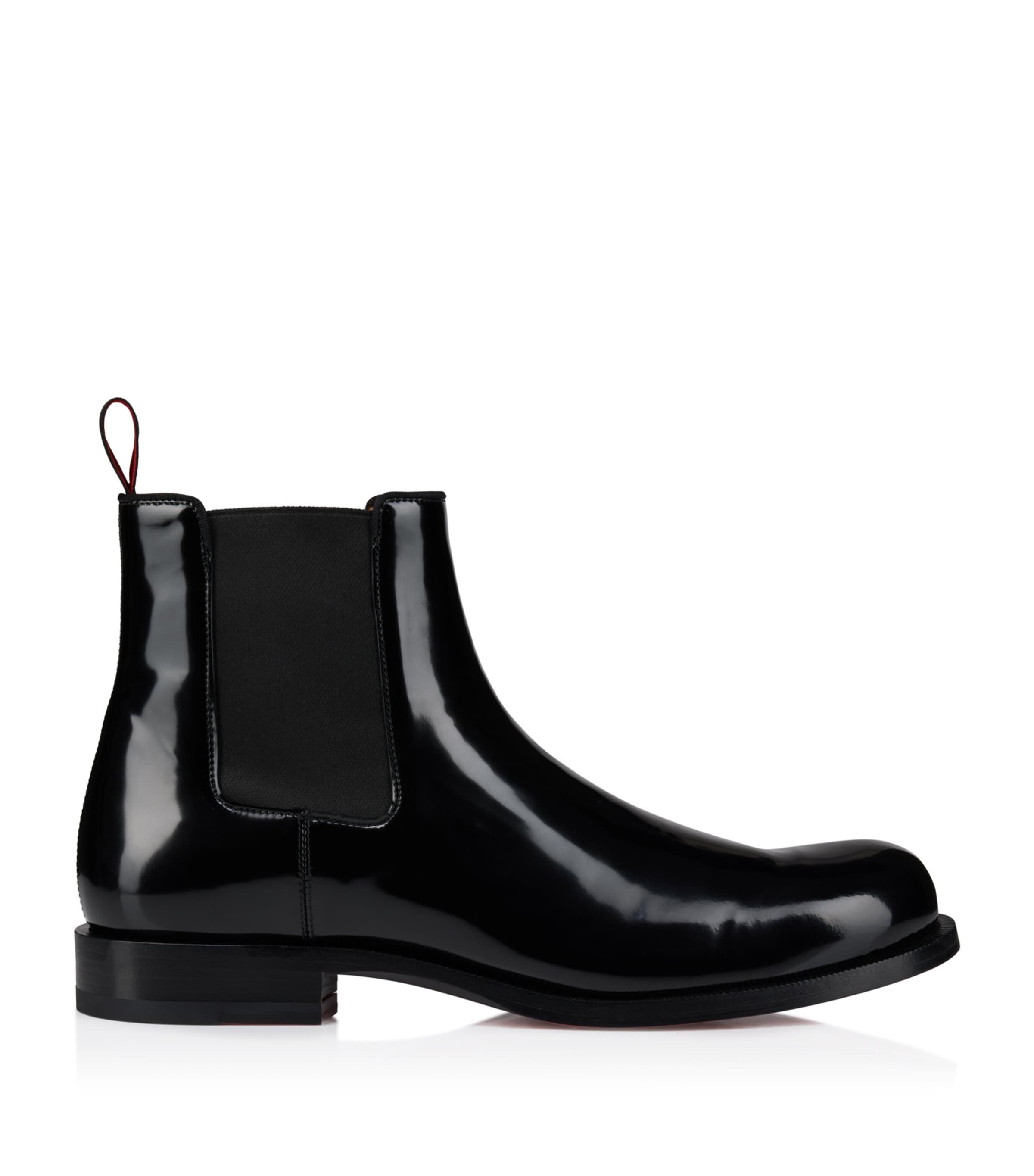 Christian Louboutin Choucair Leather Chelsea Boots by CHRISTIAN LOUBOUTIN