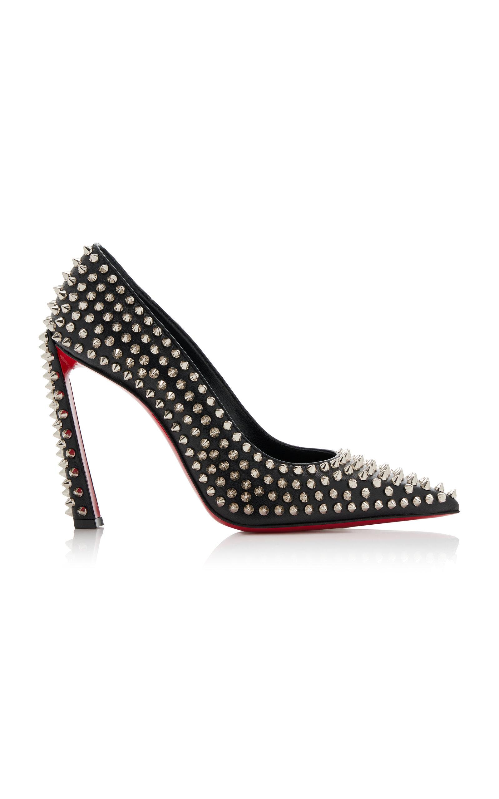 Christian Louboutin Condora Spikes 100mm Studded Leather Pumps - Moda Operandi by CHRISTIAN LOUBOUTIN