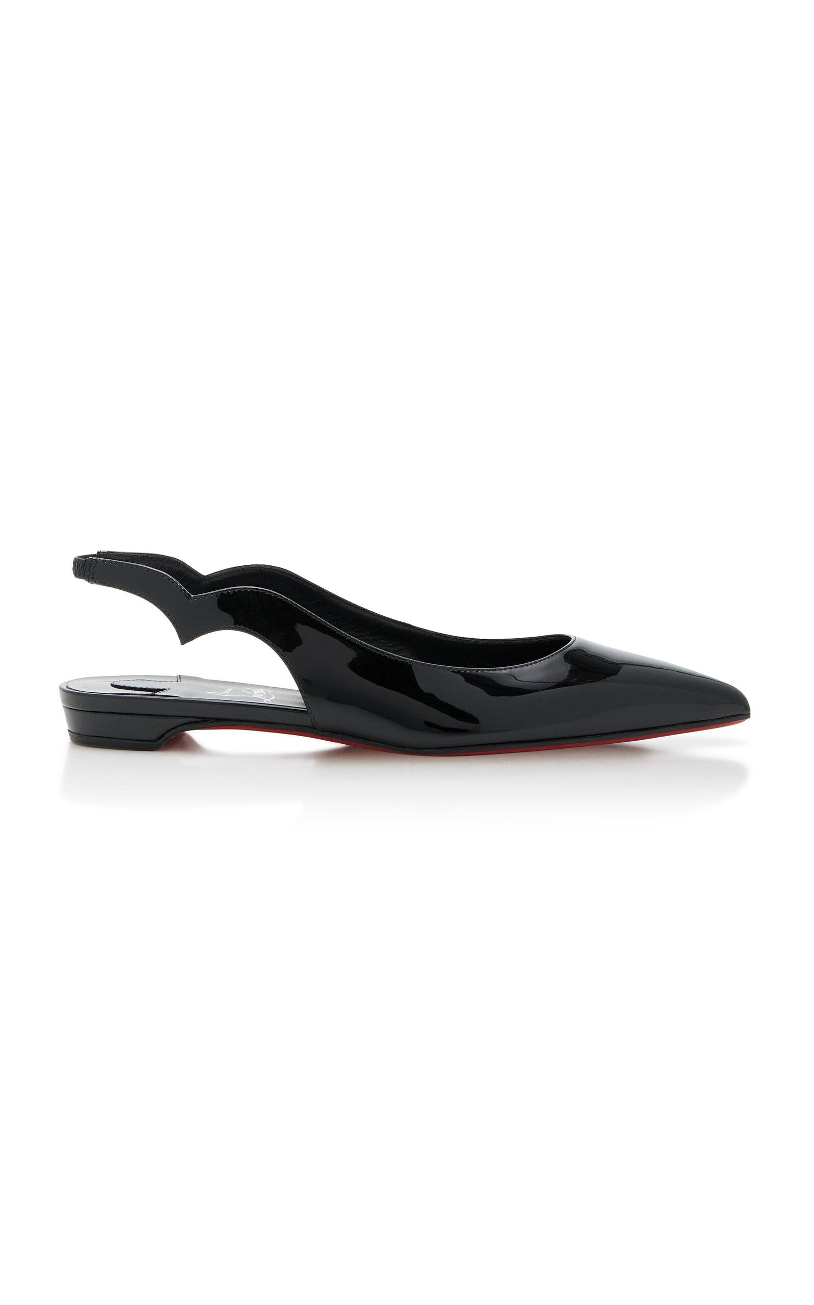 Christian Louboutin Hot Chick Patent Leather Slingback Flats - Moda Operandi by CHRISTIAN LOUBOUTIN
