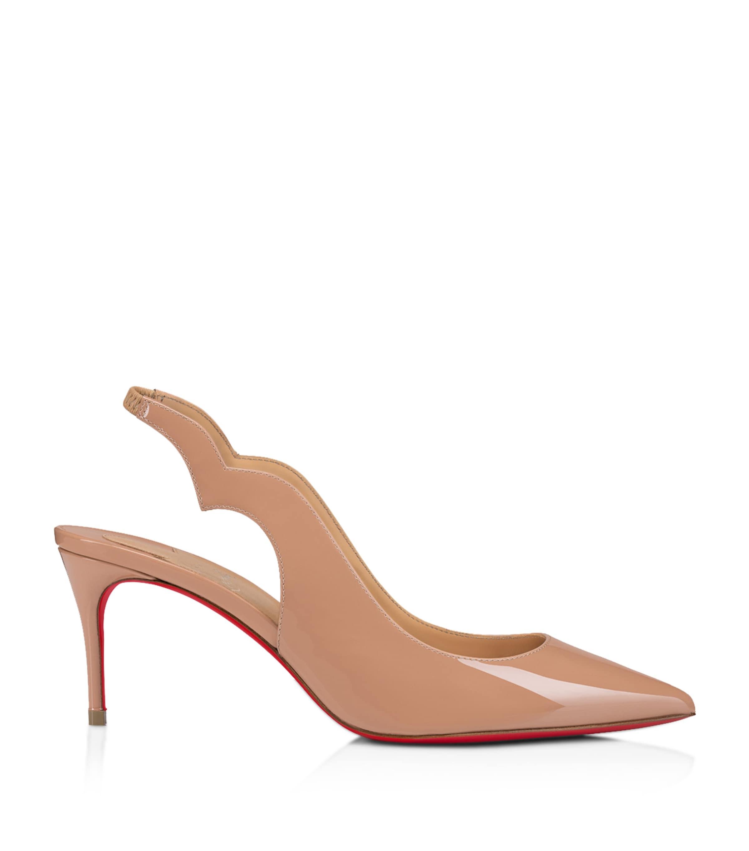 Christian Louboutin Hot Chick Sling Patent Leather Slingback Pumps 70 by CHRISTIAN LOUBOUTIN