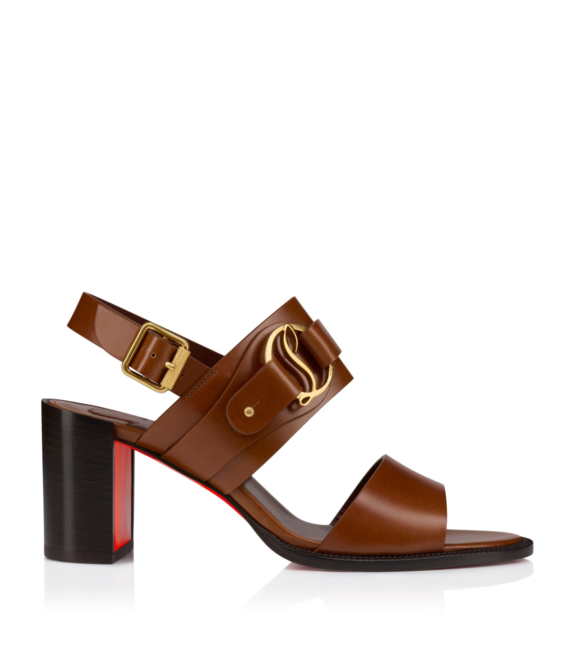 Christian Louboutin In Roma Leather Sandals 70 by CHRISTIAN LOUBOUTIN
