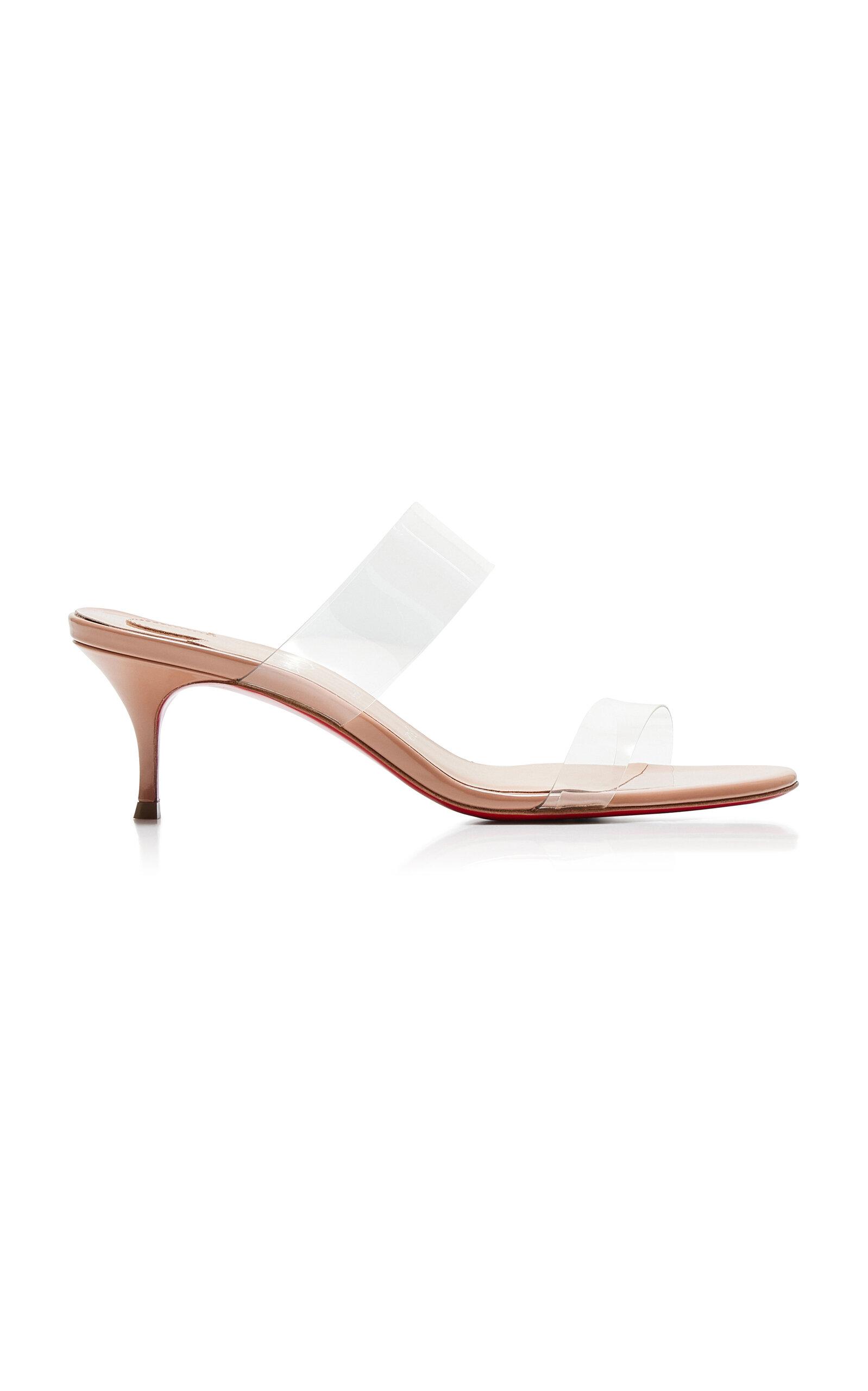Christian Louboutin Just Nothing 55mm Patent PVC Sandals - Moda Operandi by CHRISTIAN LOUBOUTIN