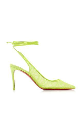 Christian Louboutin Kate 85mm Lace-Up Lace Pumps - Moda Operandi by CHRISTIAN LOUBOUTIN