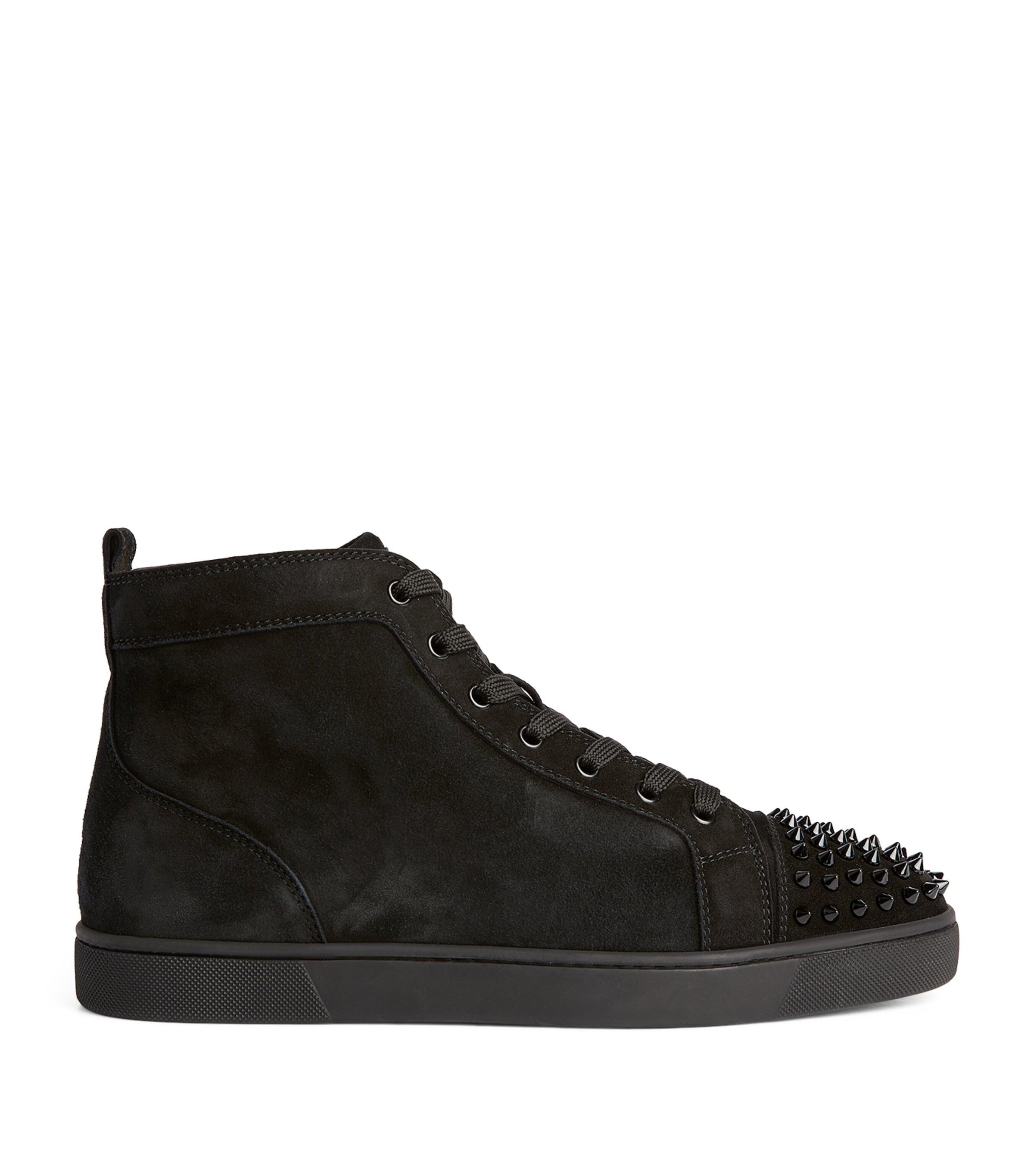 Christian Louboutin Lou Spikes Suede Sneakers by CHRISTIAN LOUBOUTIN