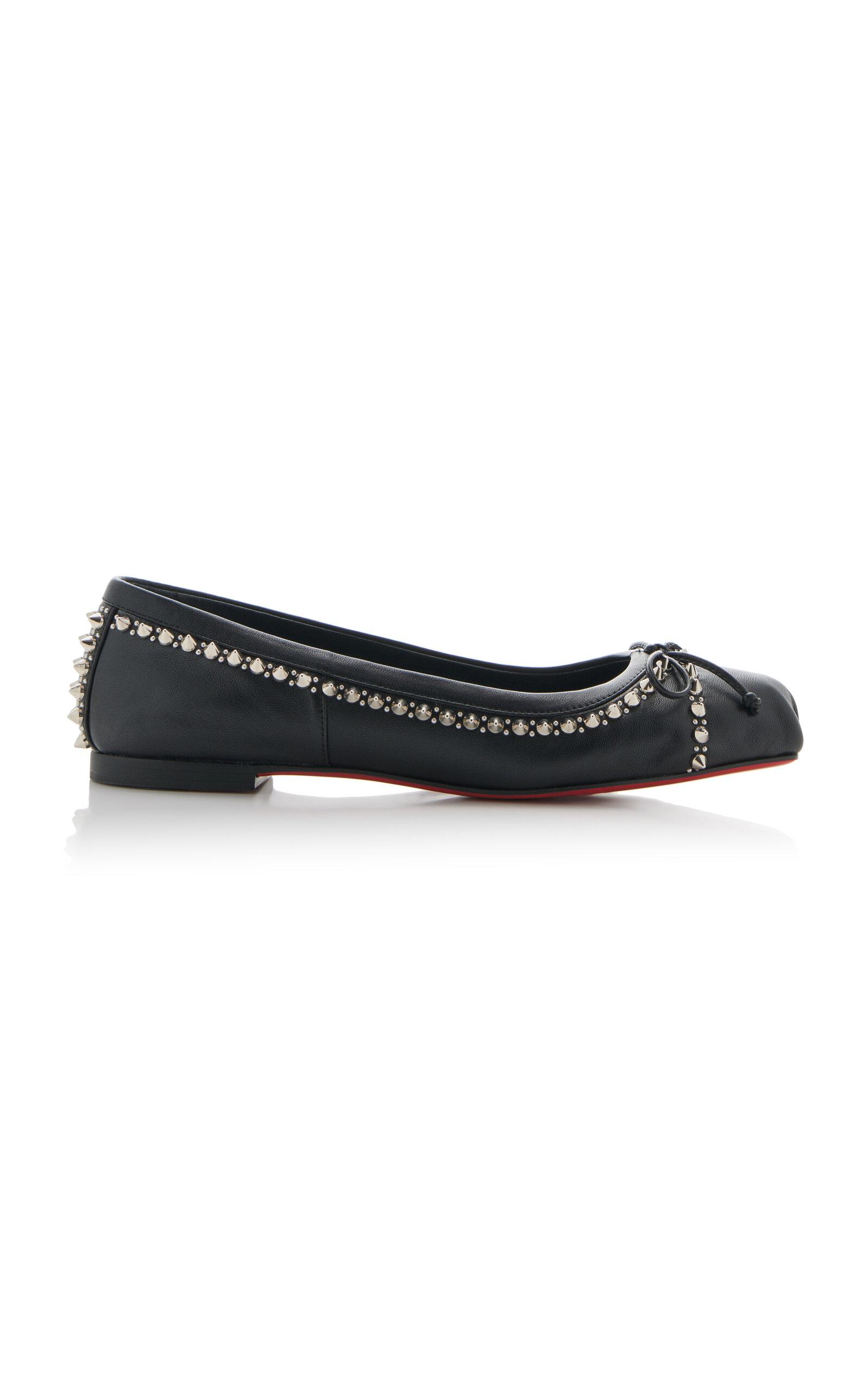 Christian Louboutin Mamadrague Spiked Leather Ballet Flats - Moda Operandi by CHRISTIAN LOUBOUTIN