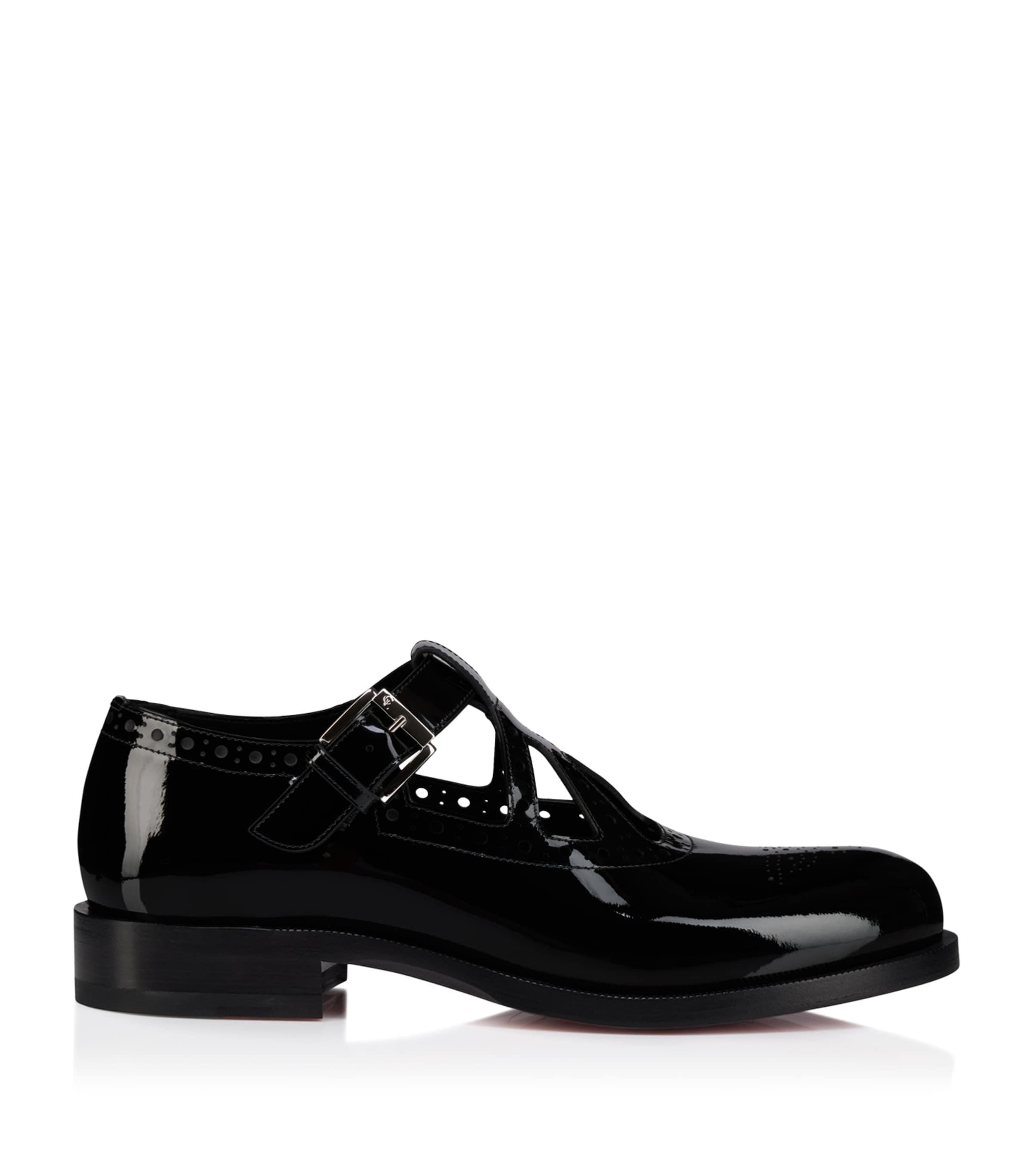 Christian Louboutin Marc Poppin Patent Mary Jane Loafers by CHRISTIAN LOUBOUTIN