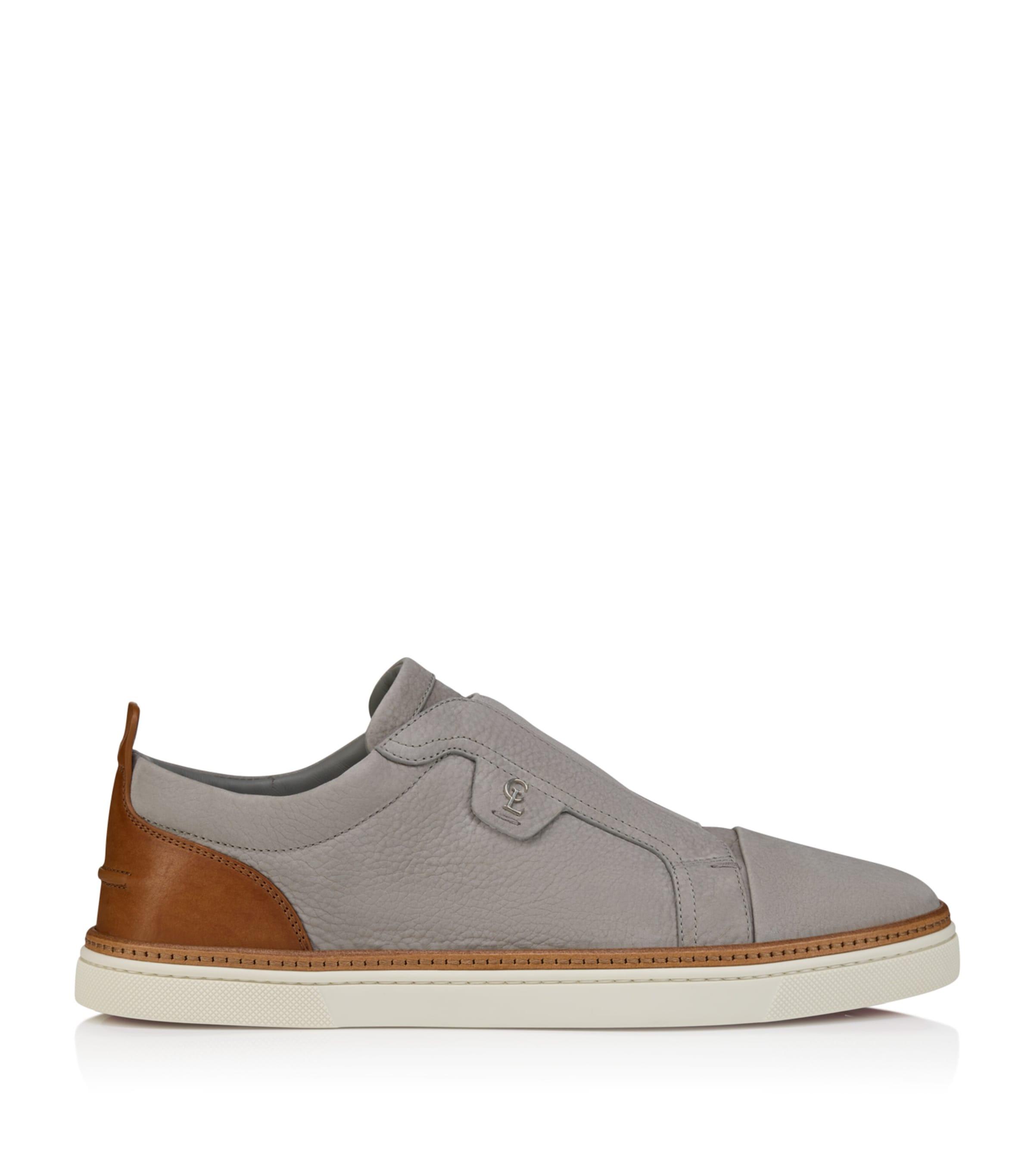 Christian Louboutin Marcontonio Leather Slip-On Sneakers by CHRISTIAN LOUBOUTIN
