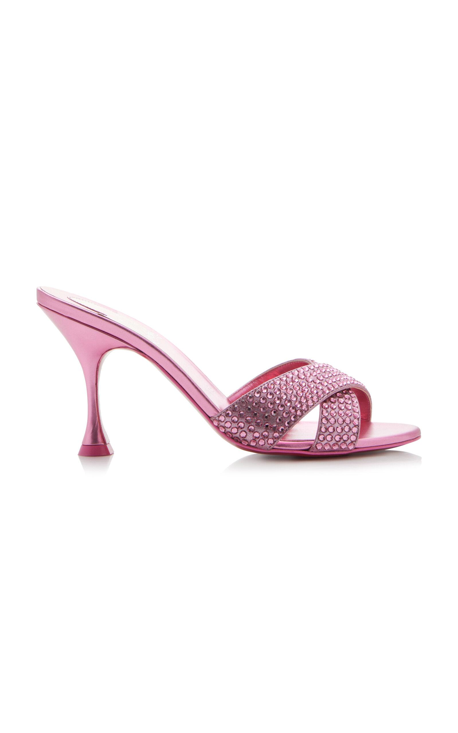 Christian Louboutin Mariza Is Back 85mm Crystal-Embellished Suede Pumps - Moda Operandi by CHRISTIAN LOUBOUTIN