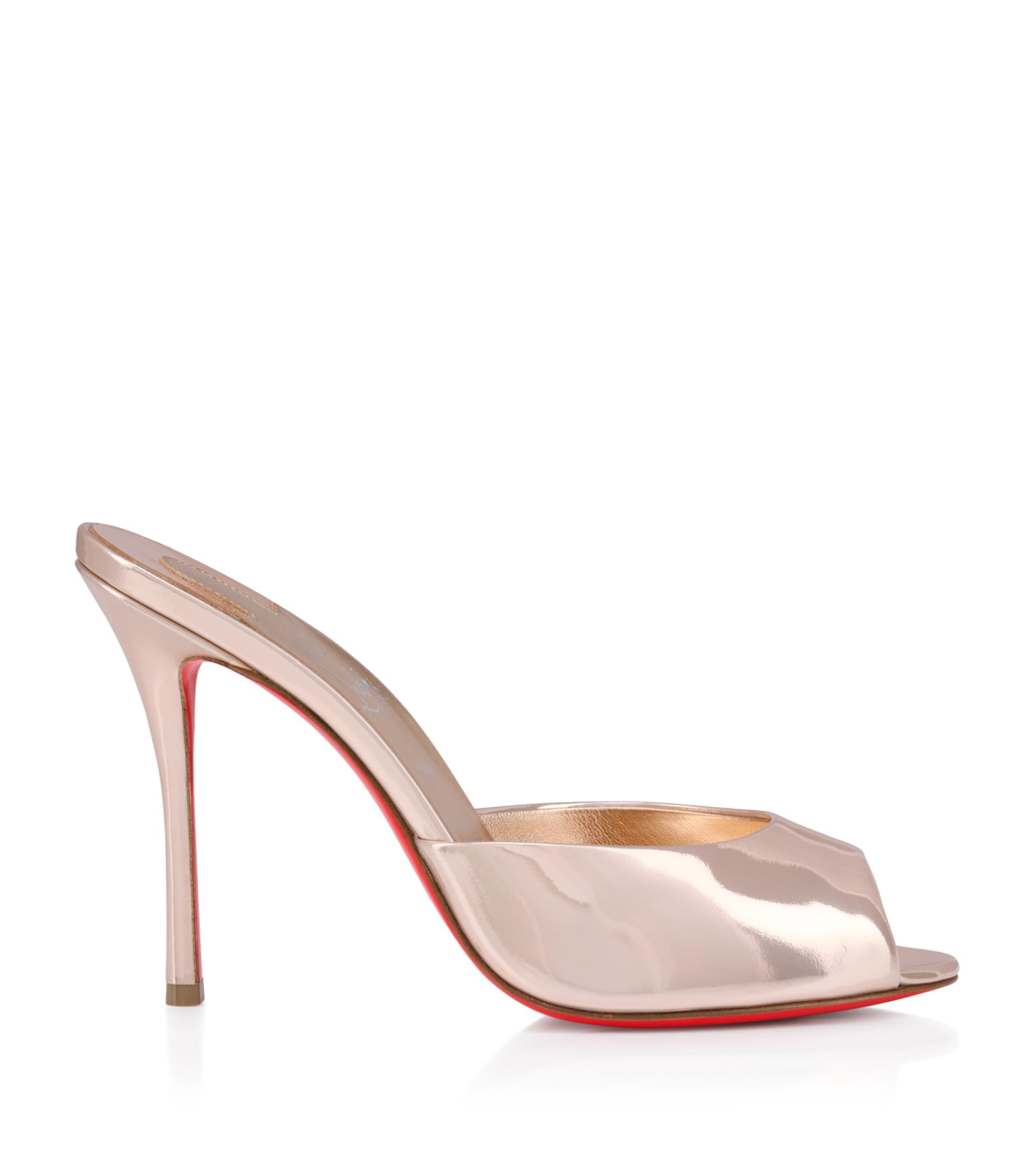 Christian Louboutin Me Dolly Patent Leather Mules 100 by CHRISTIAN LOUBOUTIN