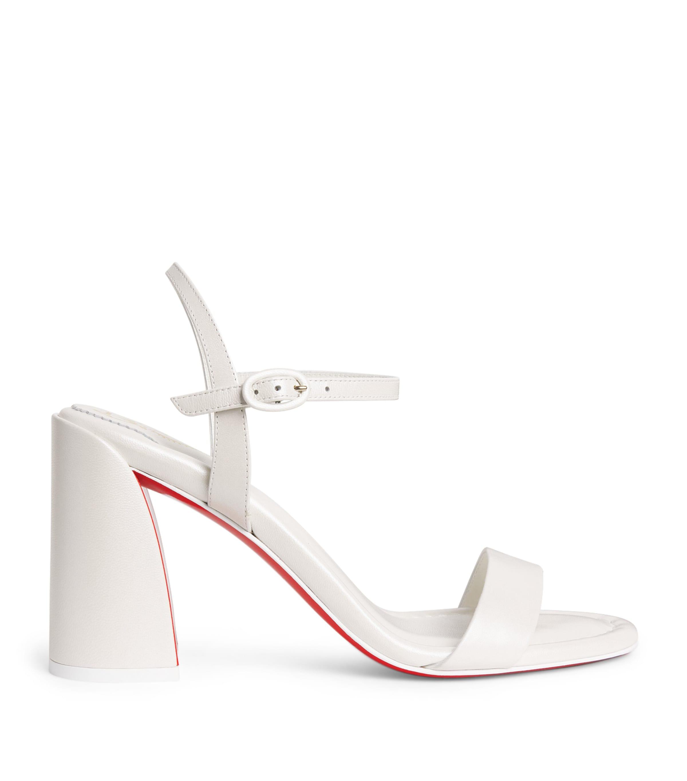 Christian Louboutin Miss Jane Nappa Leather Sandals 85 by CHRISTIAN LOUBOUTIN