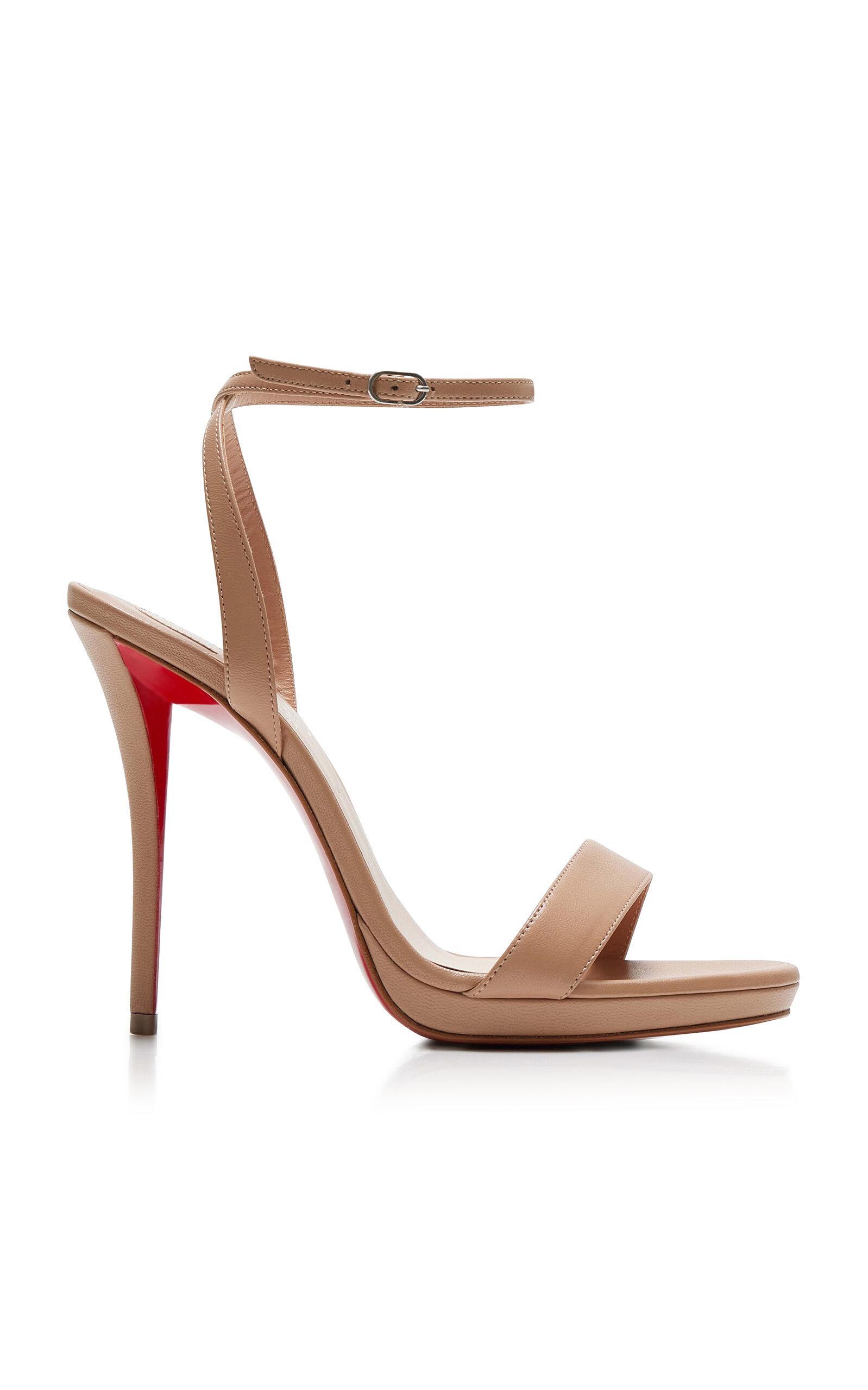 Christian Louboutin Miss Z 120mm Leather Sandals - Moda Operandi by CHRISTIAN LOUBOUTIN