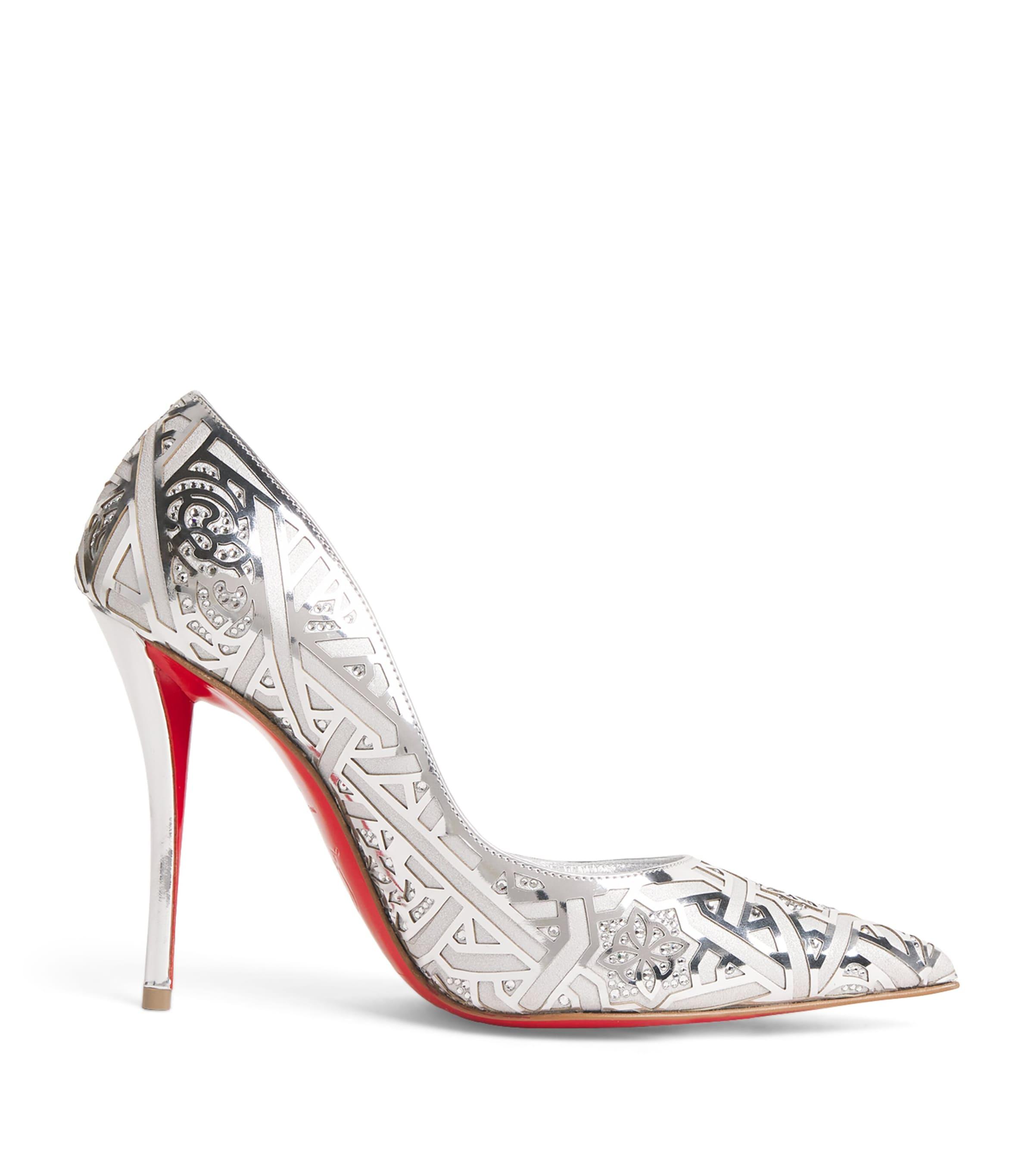 Christian Louboutin Miss Z Carouba Leather Pumps 100 by CHRISTIAN LOUBOUTIN