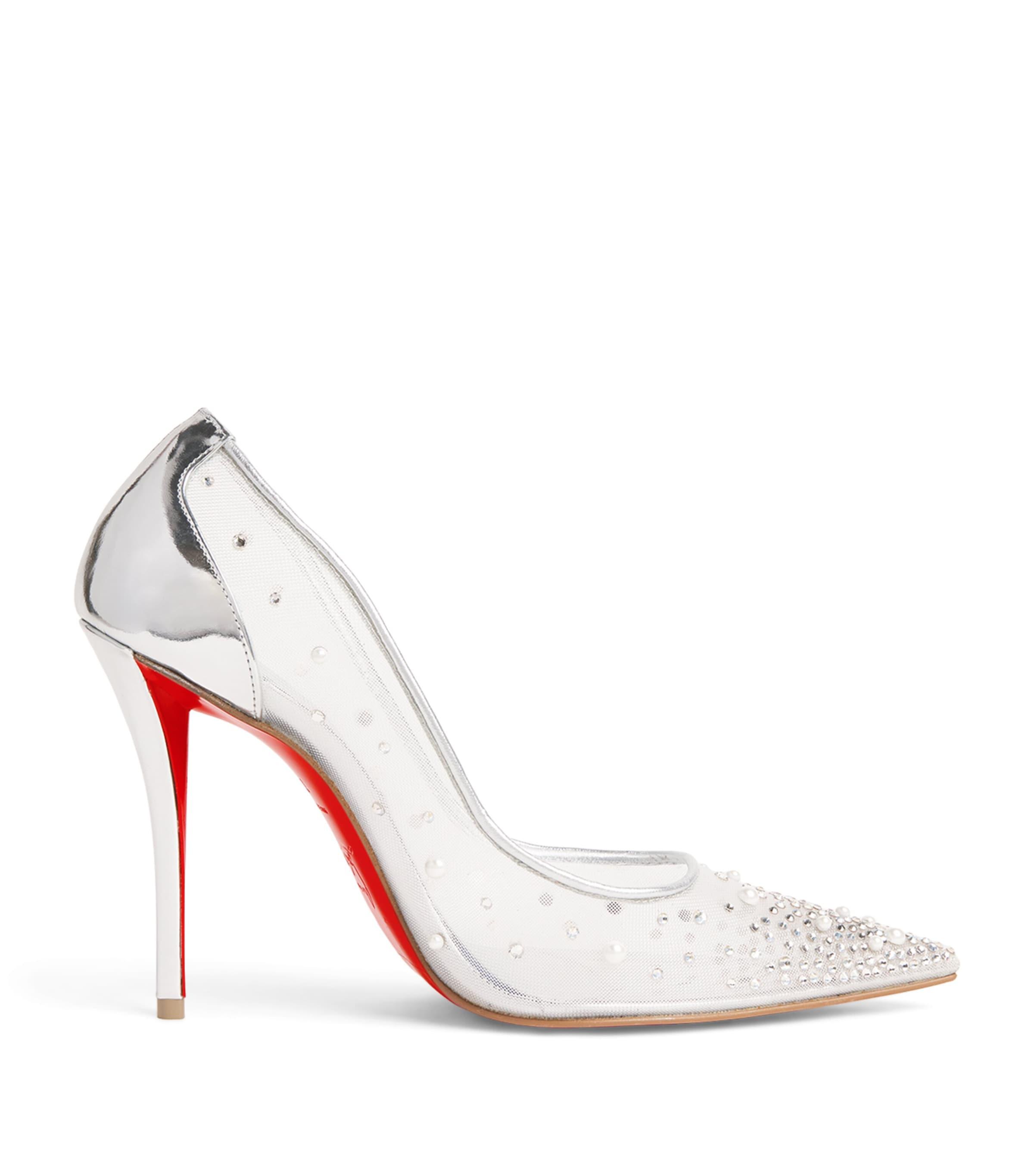 Christian Louboutin Miss Z Degrastrass Perla Leather Pumps 100 by CHRISTIAN LOUBOUTIN