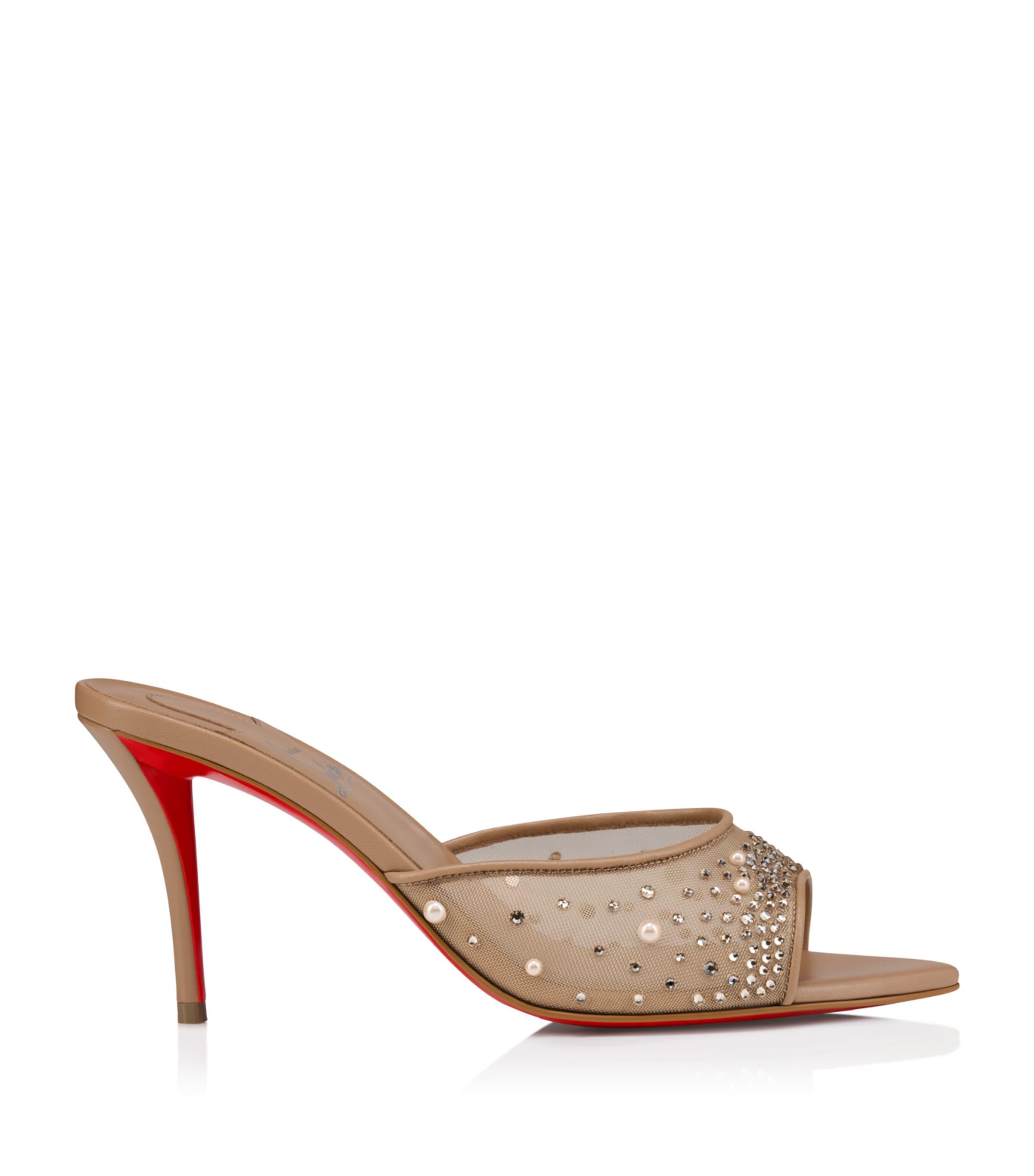 Christian Louboutin Miss Z Embellished Mules 80 by CHRISTIAN LOUBOUTIN