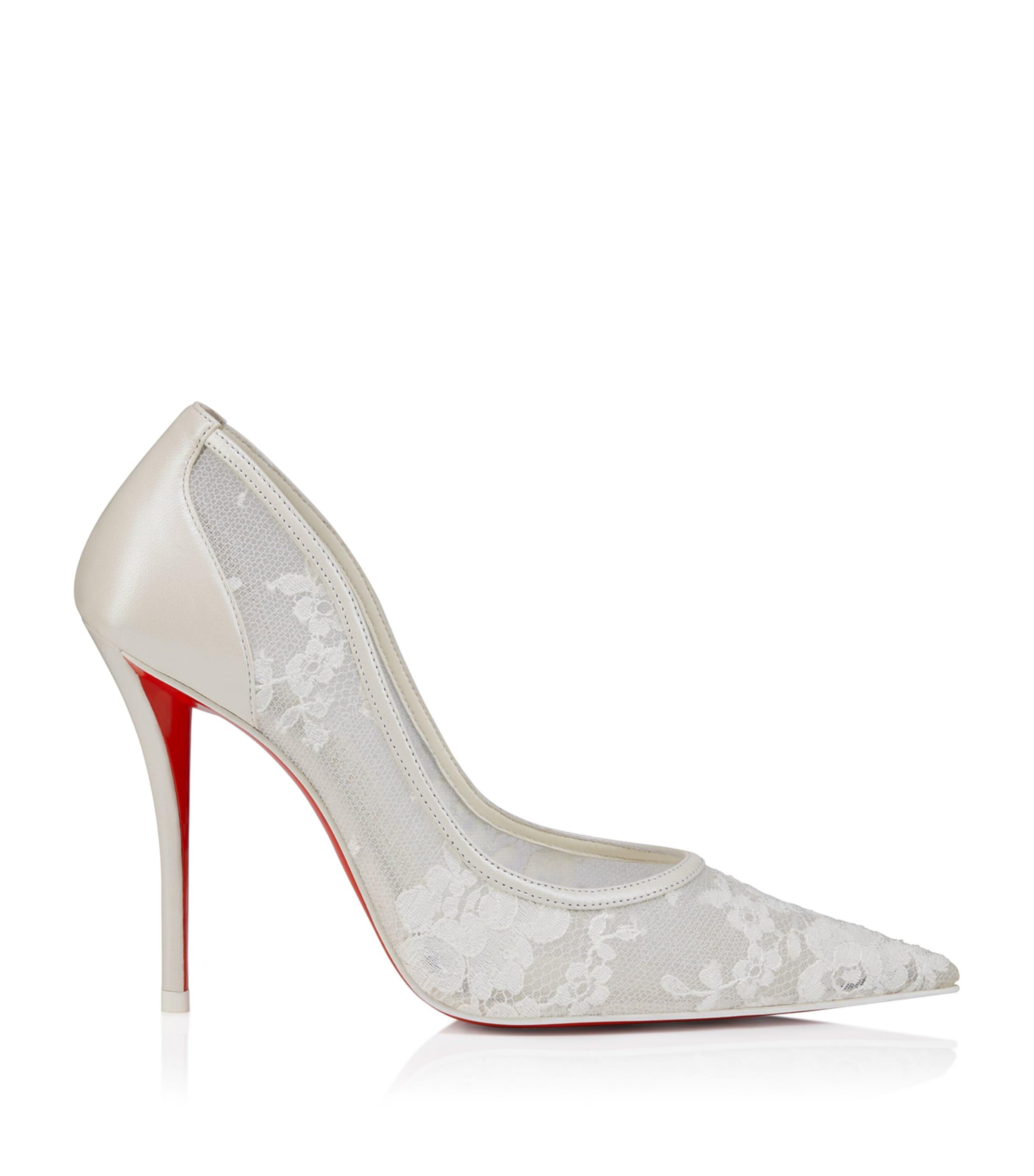 Christian Louboutin Miss Z Lace Pumps 100 by CHRISTIAN LOUBOUTIN