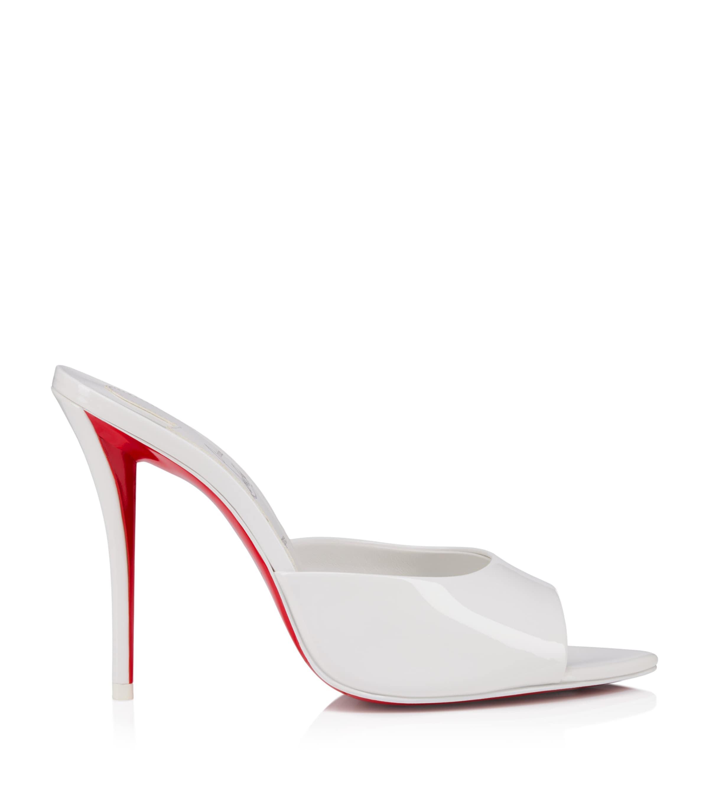 Christian Louboutin Miss Z Mule Patent Leather Mules 100 by CHRISTIAN LOUBOUTIN