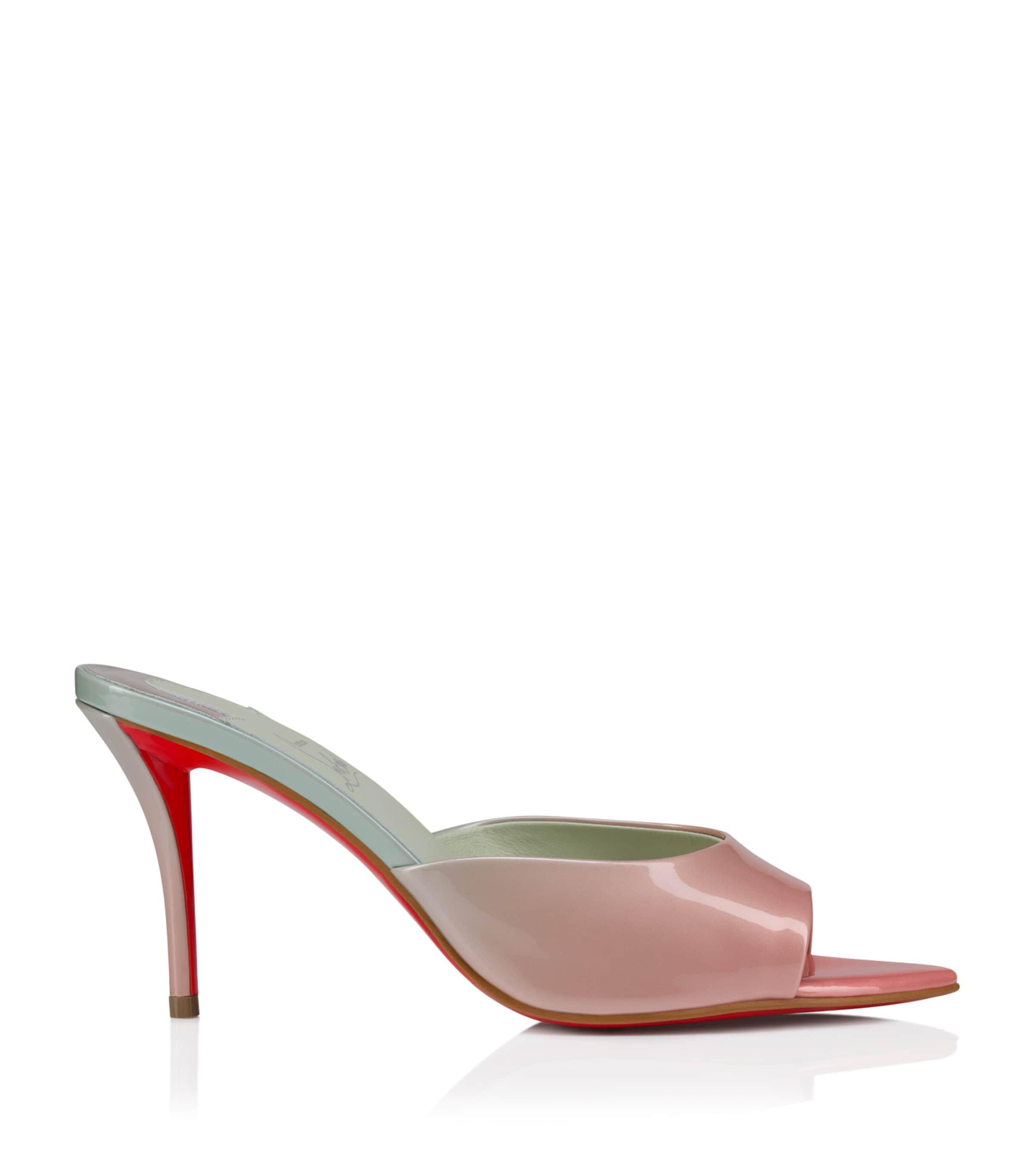 Christian Louboutin Miss Z Patent Leather Mules 80 by CHRISTIAN LOUBOUTIN
