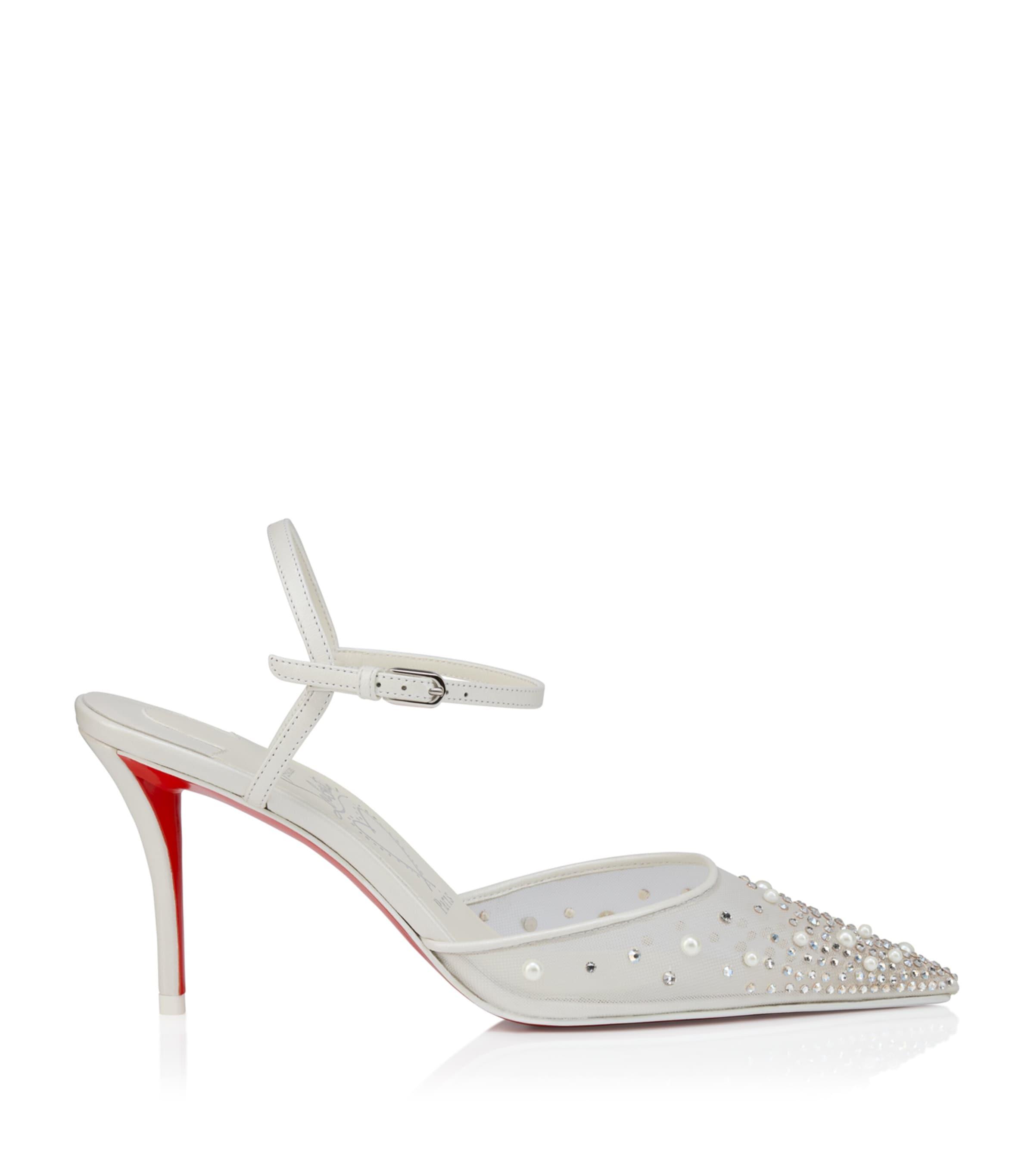 Christian Louboutin Miss Z Riviera Strass Embellished Pumps 80 by CHRISTIAN LOUBOUTIN