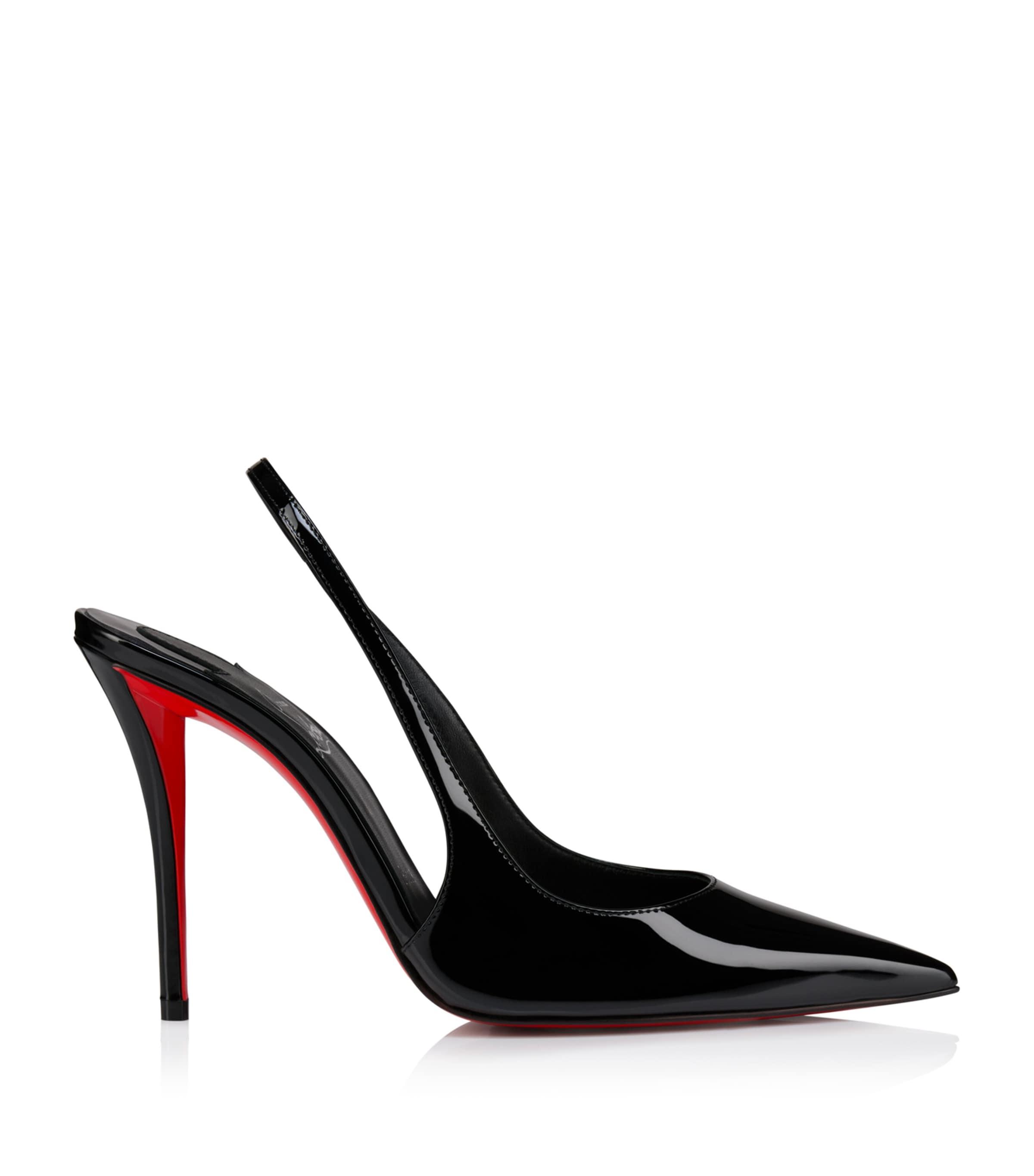 Christian Louboutin Miss Z Sling Patent Leather Slingback Pumps 100 by CHRISTIAN LOUBOUTIN