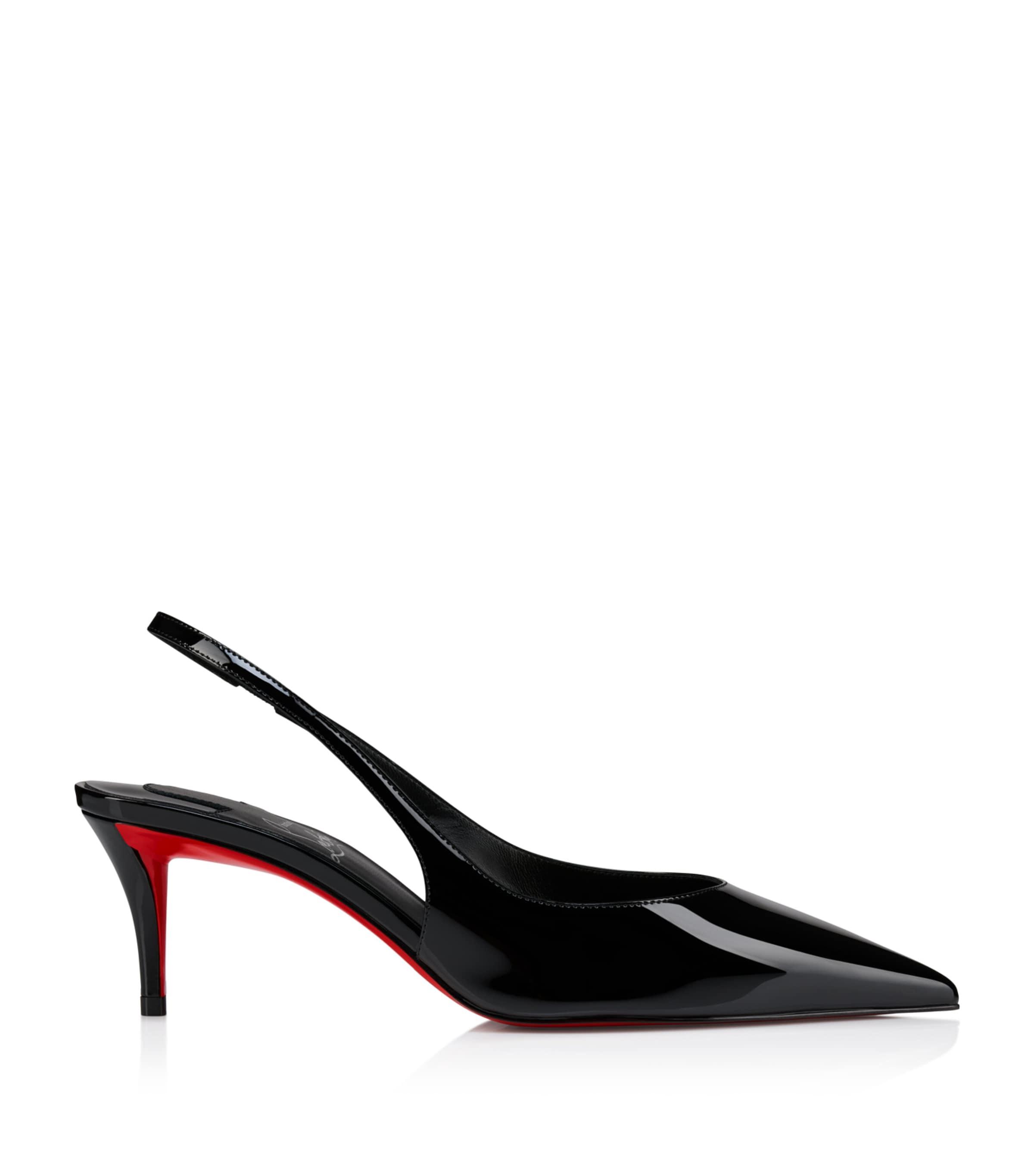 Christian Louboutin Miss Z Sling Patent Leather Slingback Pumps 60 by CHRISTIAN LOUBOUTIN