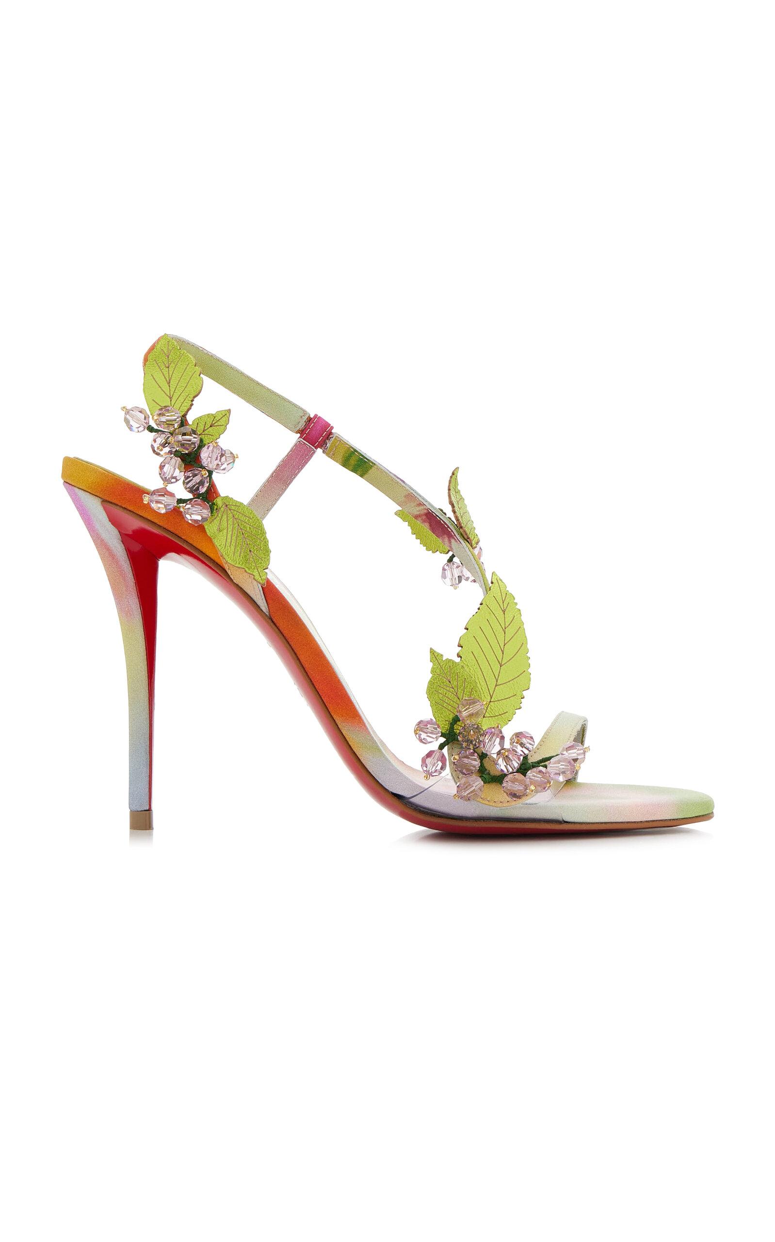 Christian Louboutin Rosa Fruit 100mm Satin Sandals - Moda Operandi by CHRISTIAN LOUBOUTIN