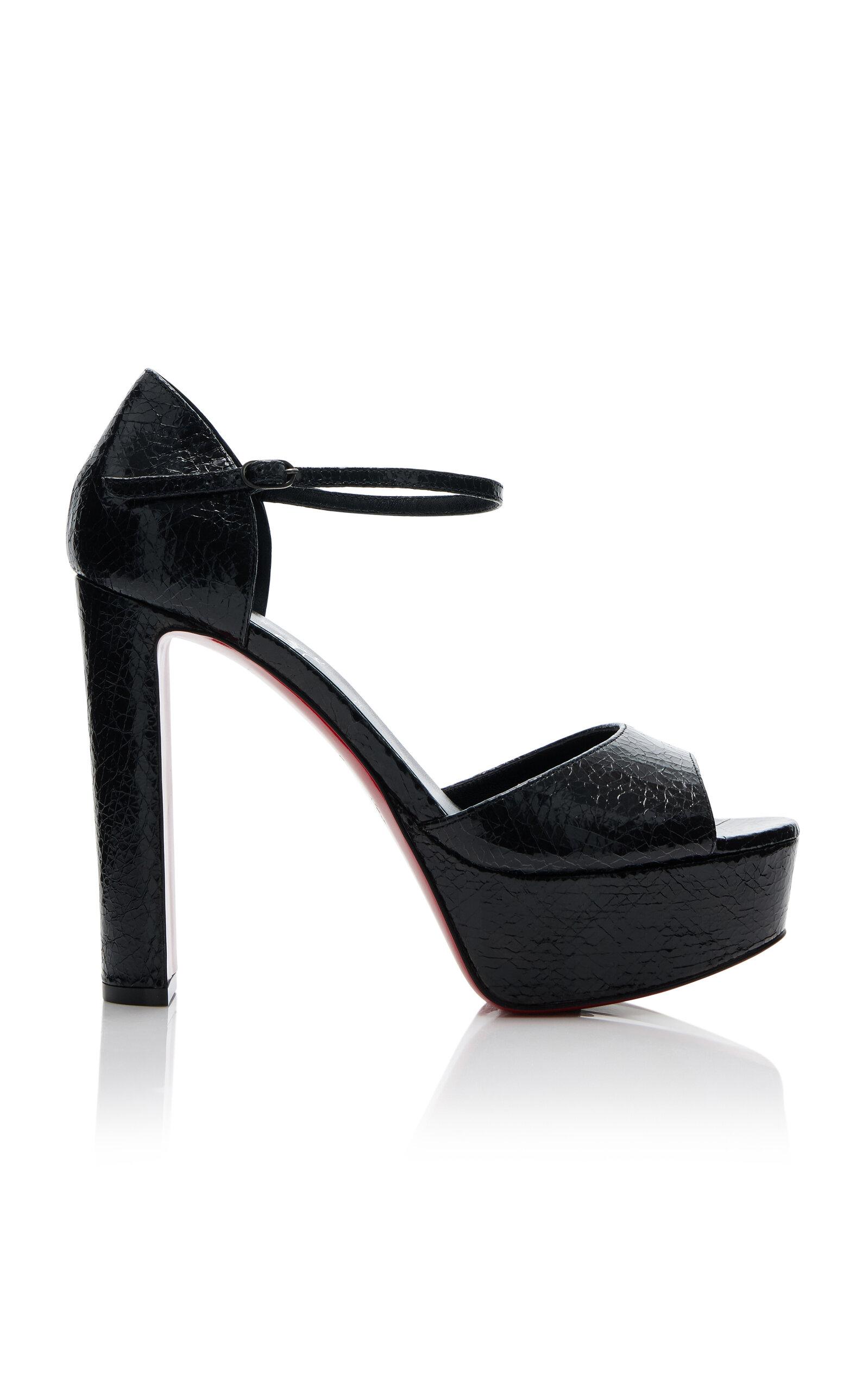 Christian Louboutin Sandaloo 130mm Patent Leather Sandals - Moda Operandi by CHRISTIAN LOUBOUTIN