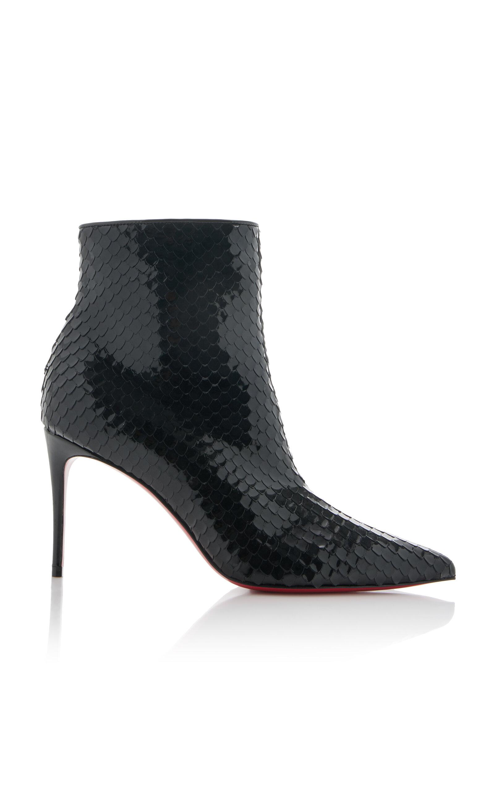 Christian Louboutin So Kate 85mm Croc-Effect Patent Leather Ankle Boots - Moda Operandi by CHRISTIAN LOUBOUTIN