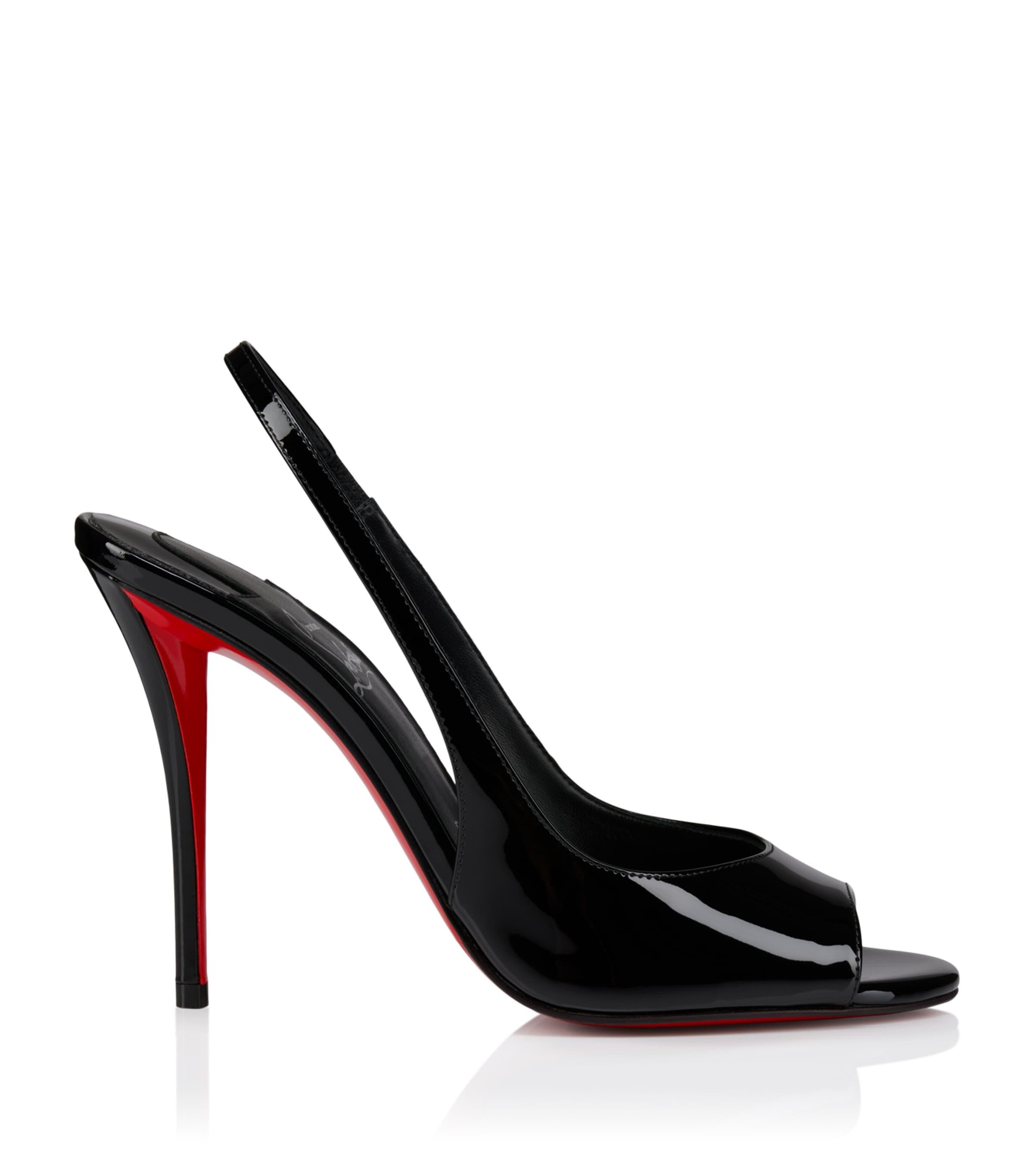 Christian Louboutin Sofia Z Patent Leather Slingback Sandals 100 by CHRISTIAN LOUBOUTIN
