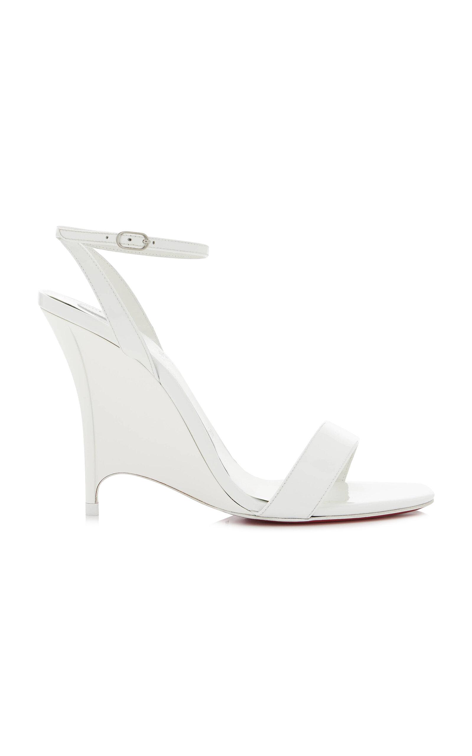 Christian Louboutin Zeezeenella 100mm Patent Leather Sandals - Moda Operandi by CHRISTIAN LOUBOUTIN