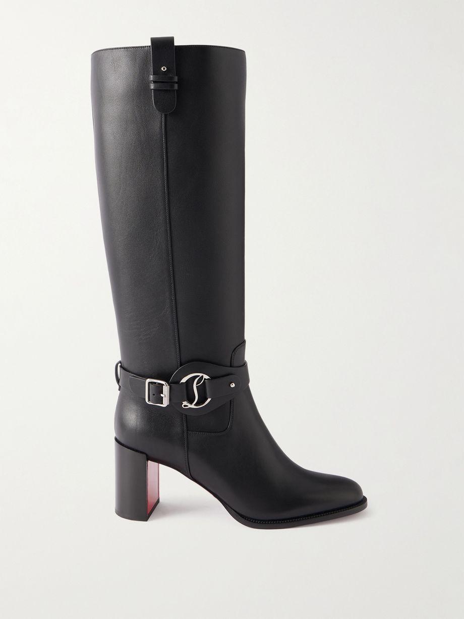 Dianouchette Botta 70 buckled leather knee boots by CHRISTIAN LOUBOUTIN