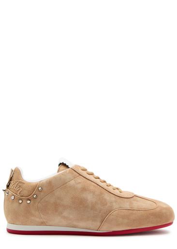 Eleanora studded suede sneakers by CHRISTIAN LOUBOUTIN