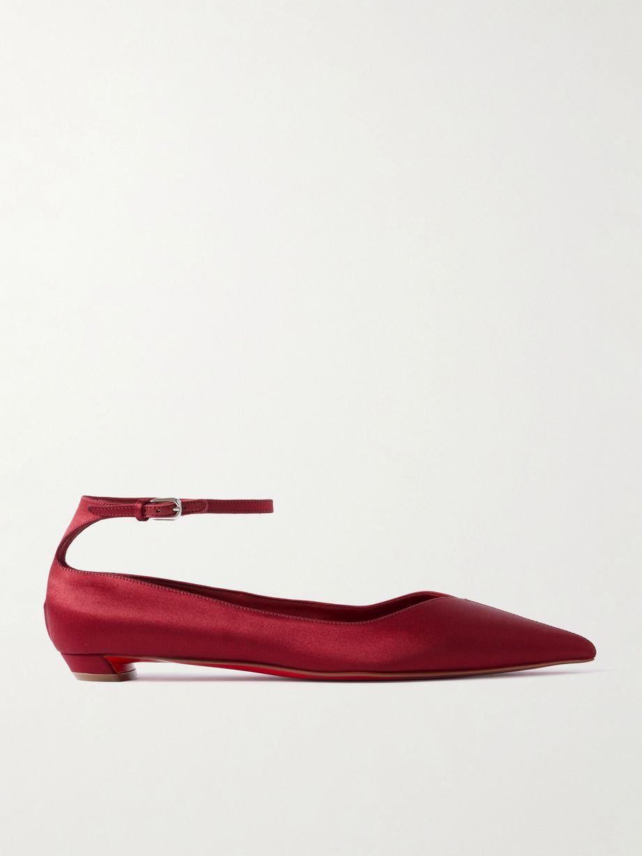 Erozeena satin point-toe flats by CHRISTIAN LOUBOUTIN