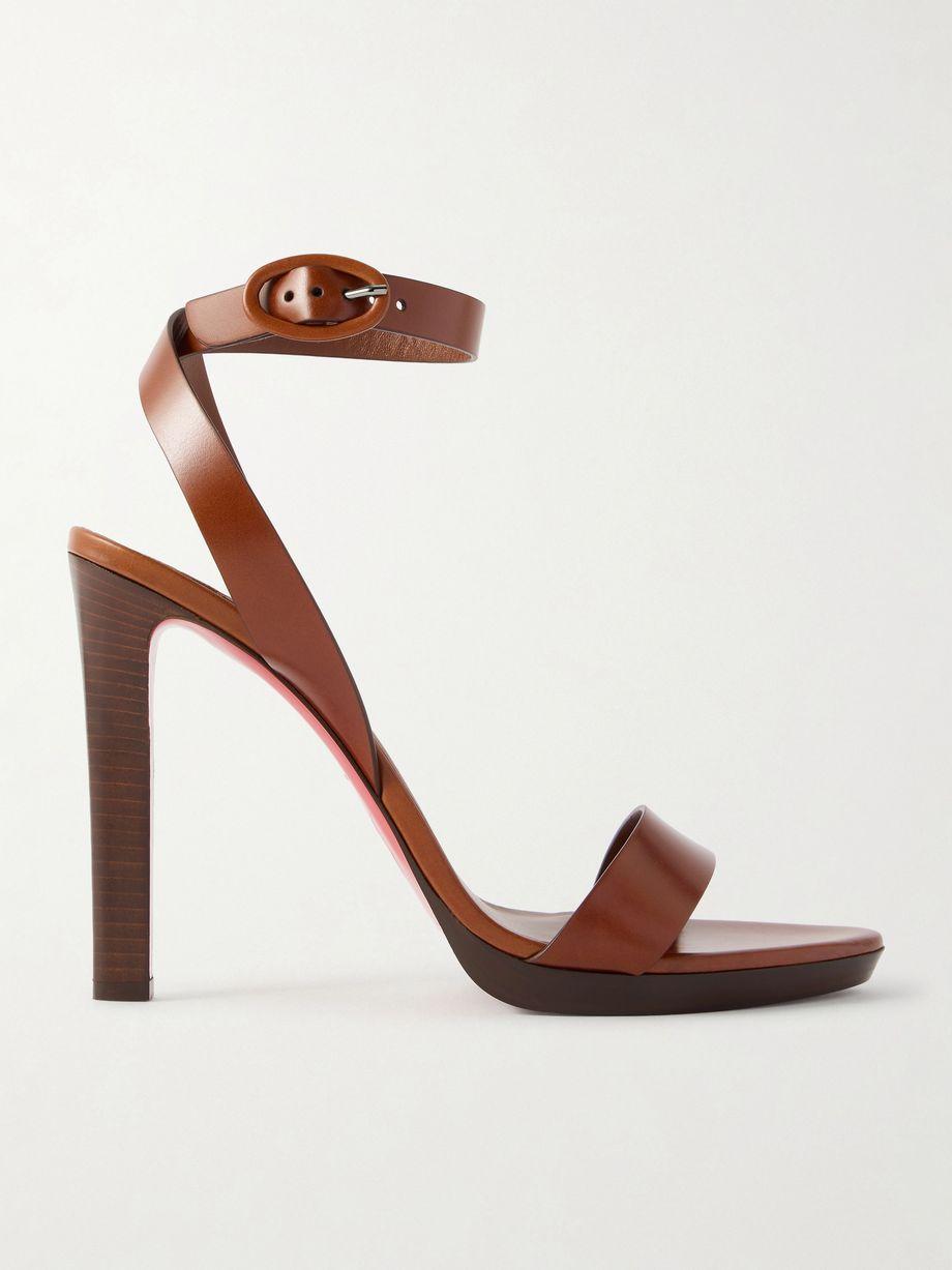 Fanny leather platform sandals by CHRISTIAN LOUBOUTIN